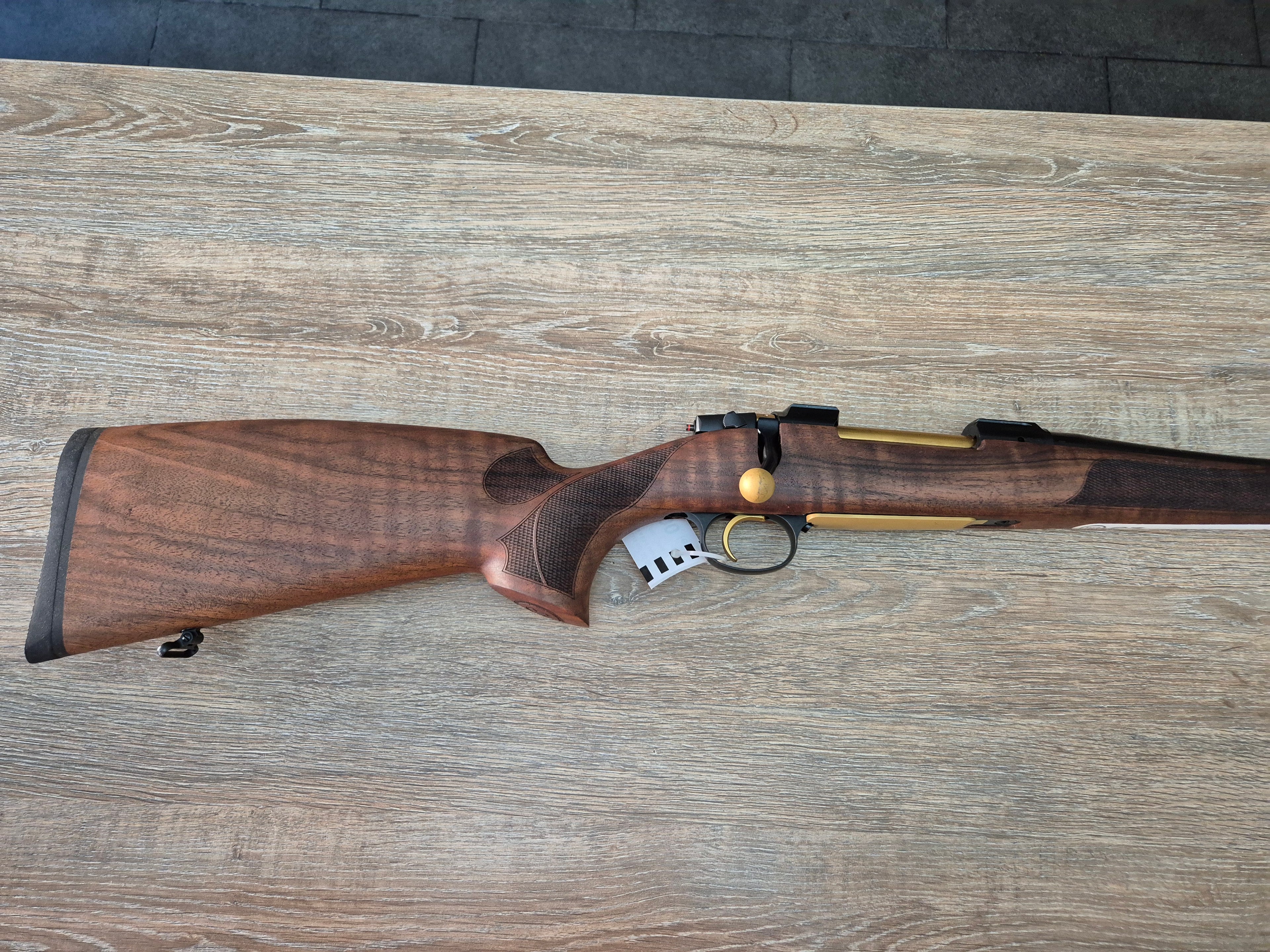 Carabina CZ 557 Lux editie limitata a 85-a aniversare, cal 30-06, pat lemn