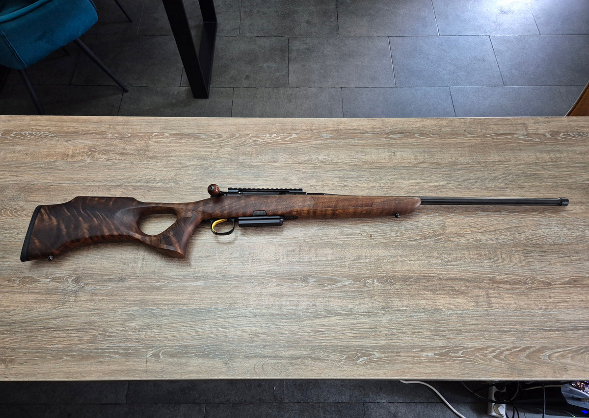 Carabina Heym SR30 Custom, cal 270 wsm, tragaci aur, teava fluted