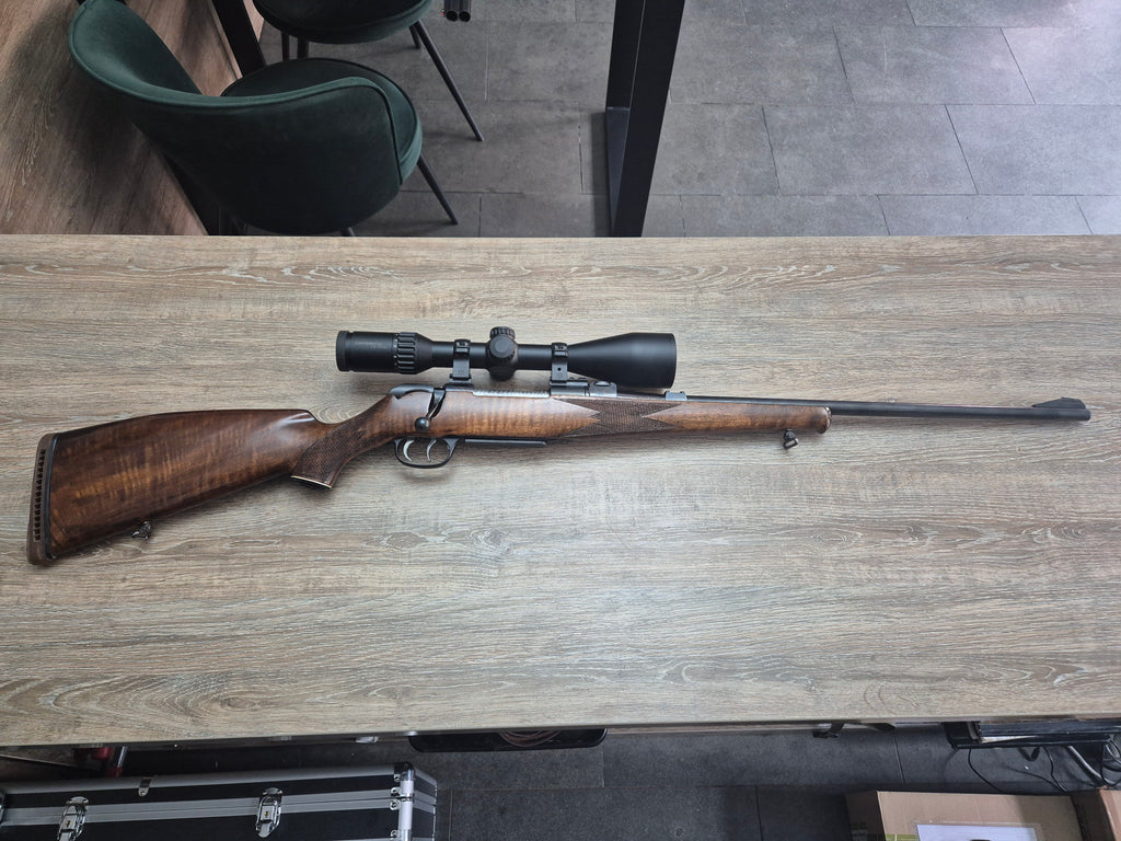 Carabina Krico, cal 7x64, 60cm, luneta Vector Optics 2.5-15x56