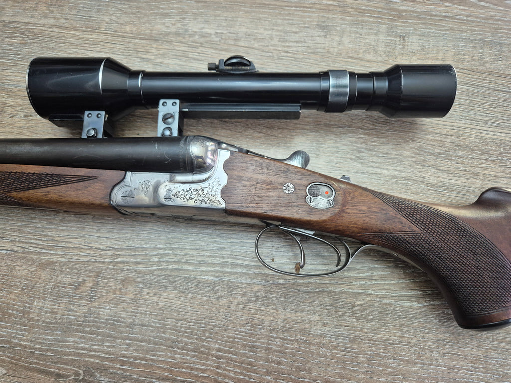 Drilling Krieghoff, cal 8x57JRS/12, tevi 55cm, luneta clasica