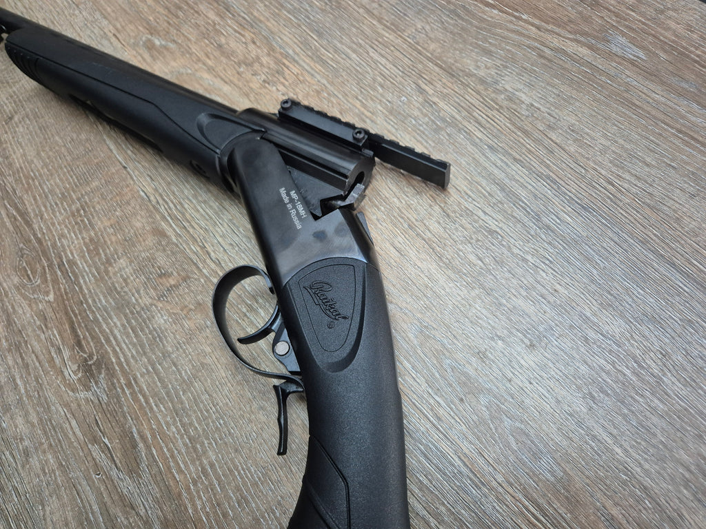Carabina basculanta Baikal IZH18MH cal 243win, 60cm, pat sintetic, sina