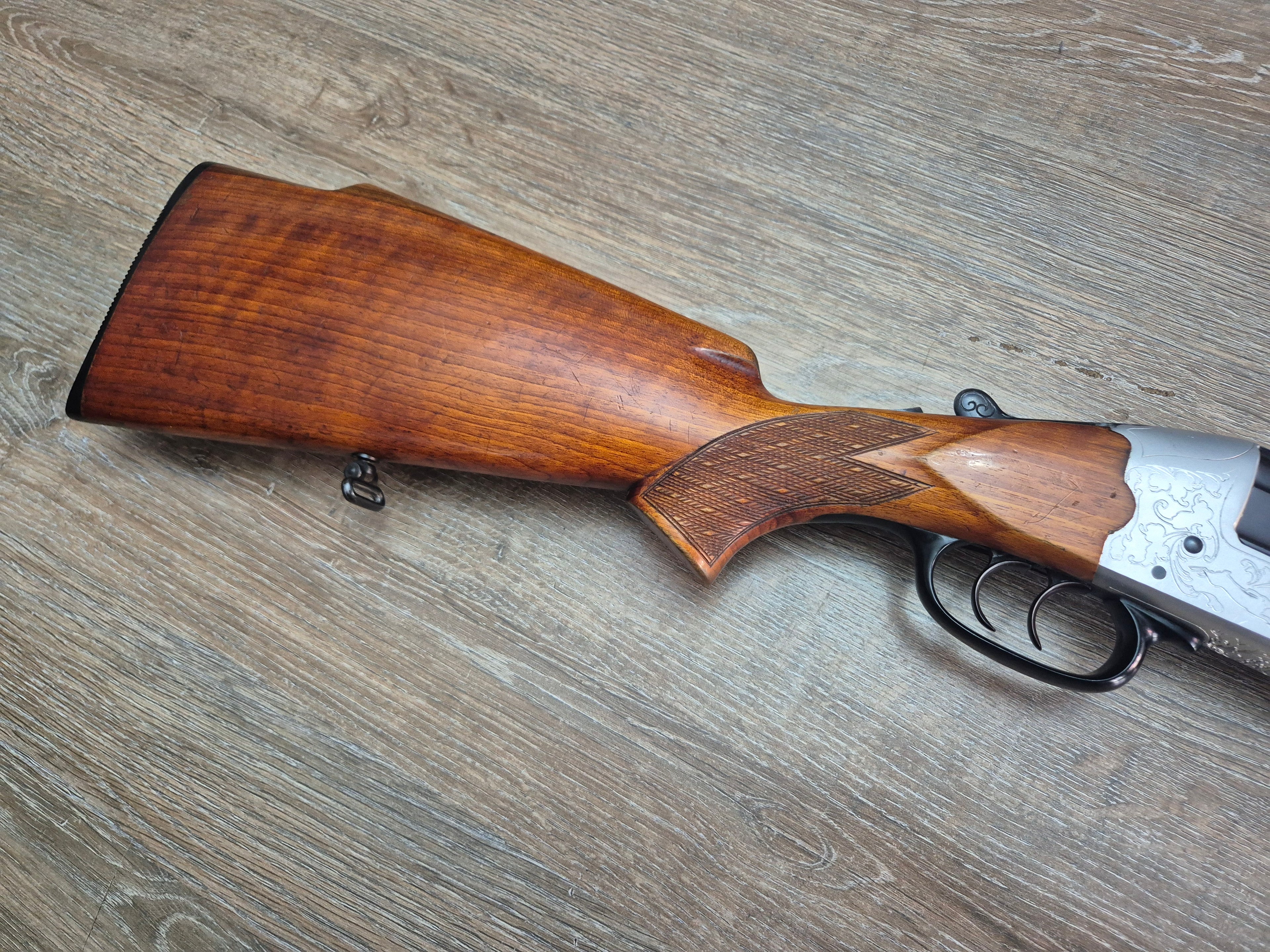 Mixta Heym, cal 7x57R/16, tevi 60, greutate 2.55kg