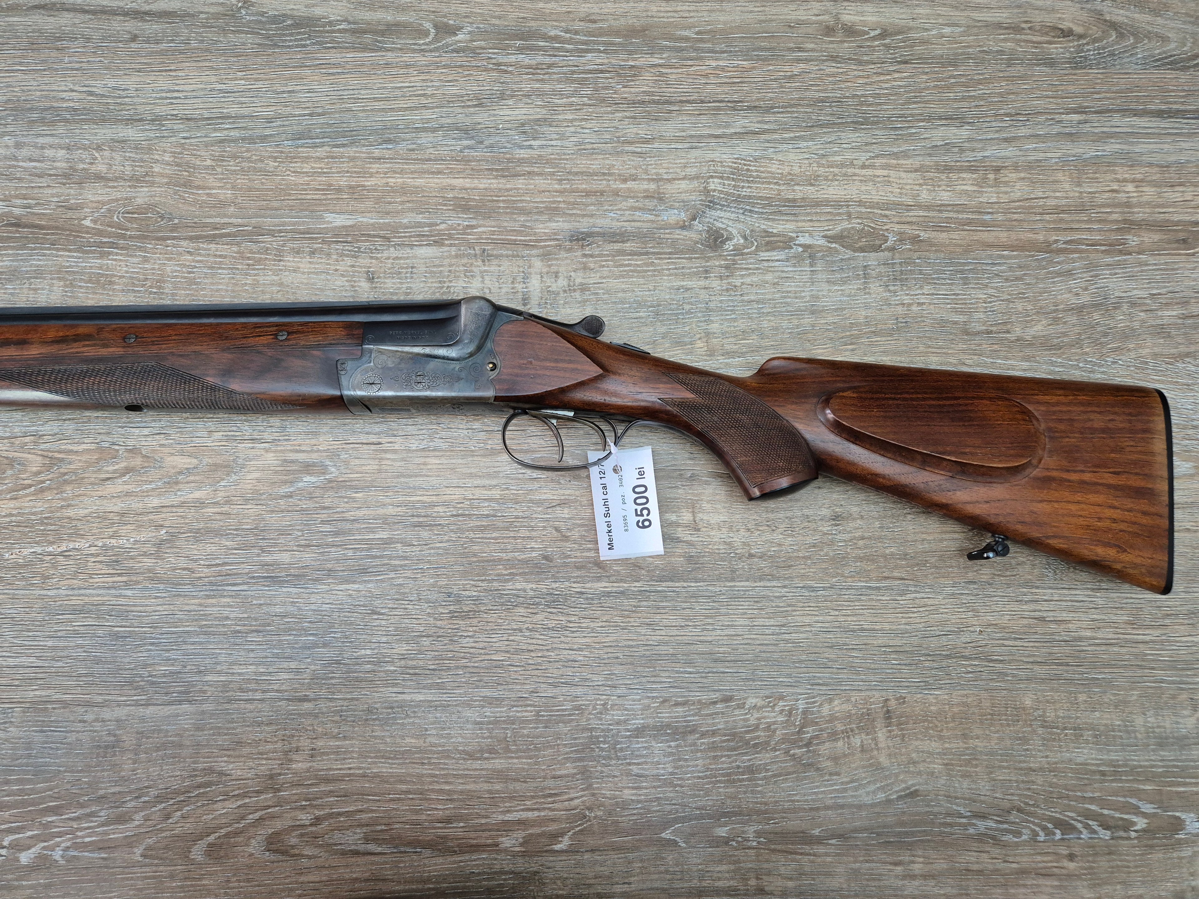 Bock Gebruder Merkel Suhl, cal 12/70, tevi 71cm