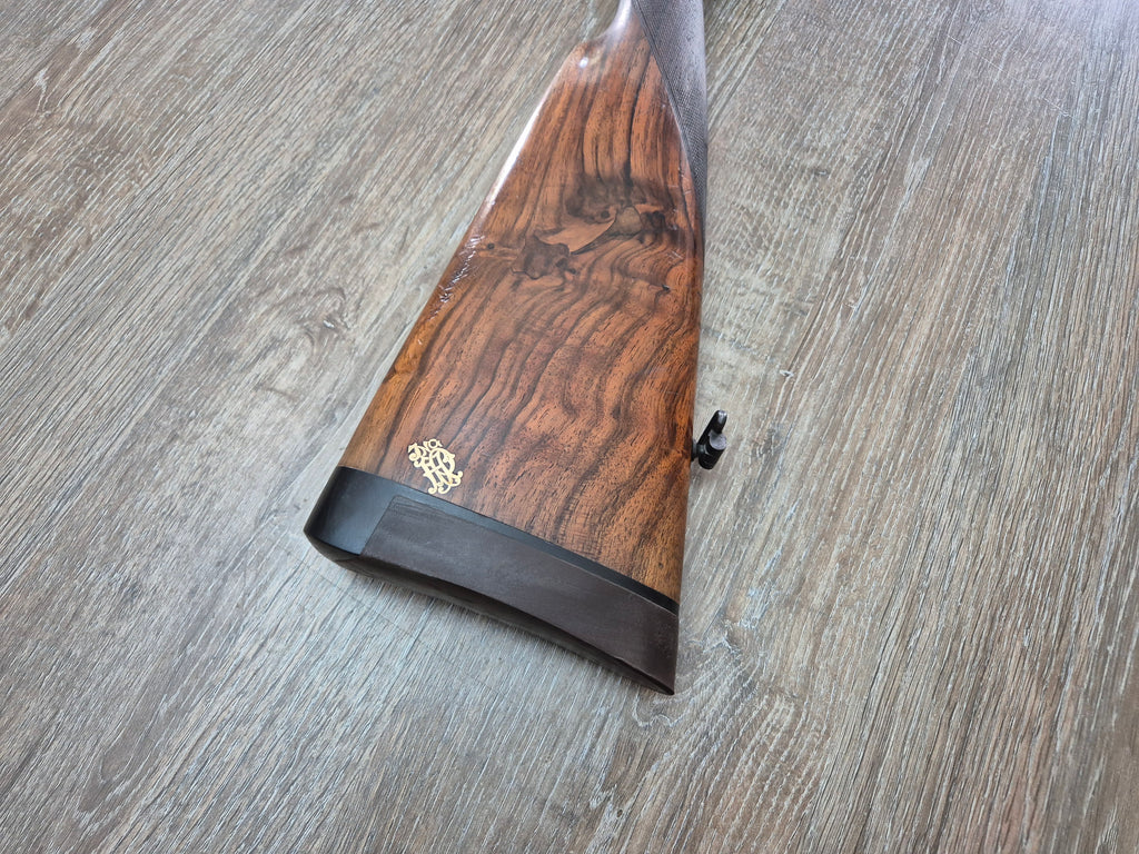 Bock Holeček (Manufact.), cal 16, tevi 65 cm, pat stil englezesc