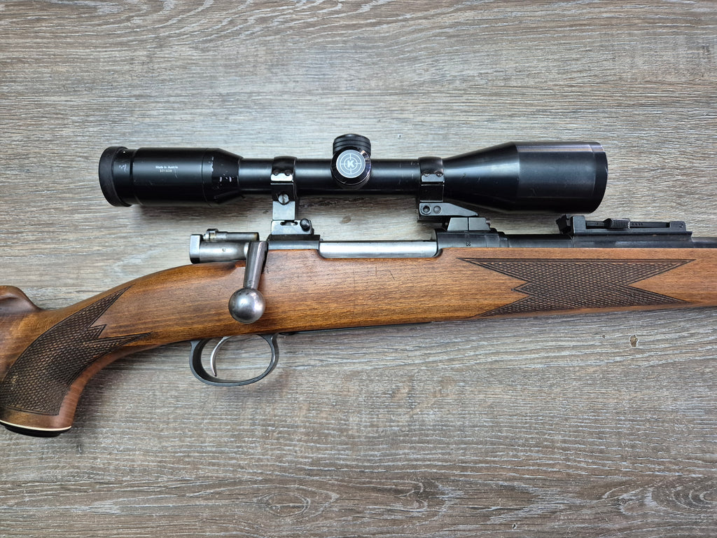 Carabina Husqvarna, cal 6,5x55, teava 59cm, luneta kahles 6x42