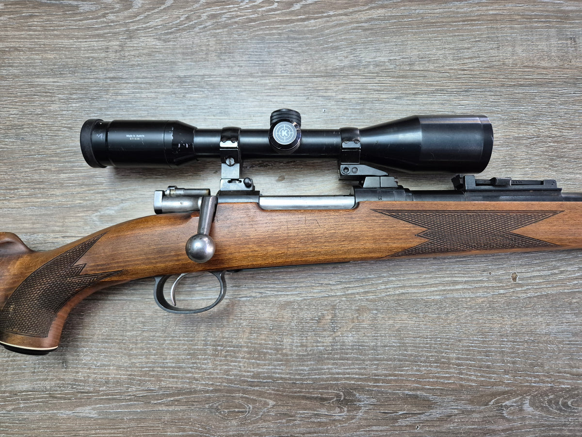 Carabina Husqvarna, cal 6,5x55, teava 59cm, luneta kahles 6x42