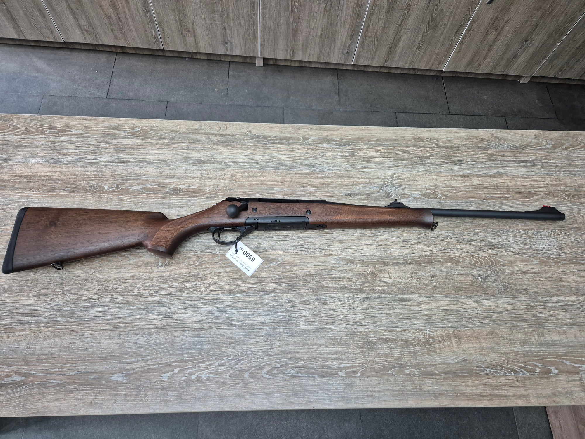 Carabina Haenel Jaeger 10, cal 7x64, 53cm, pat lemn