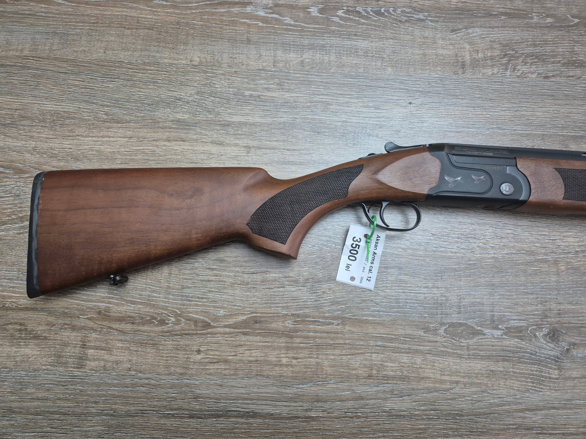 Bock Aksan Arms, cal 12/76, tevi 72cm, pat lemn, black