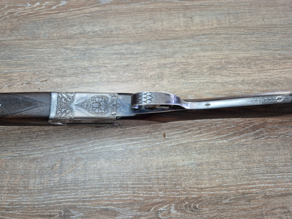 Bock Holeček (Manufact.), cal 16, tevi 65 cm, pat stil englezesc