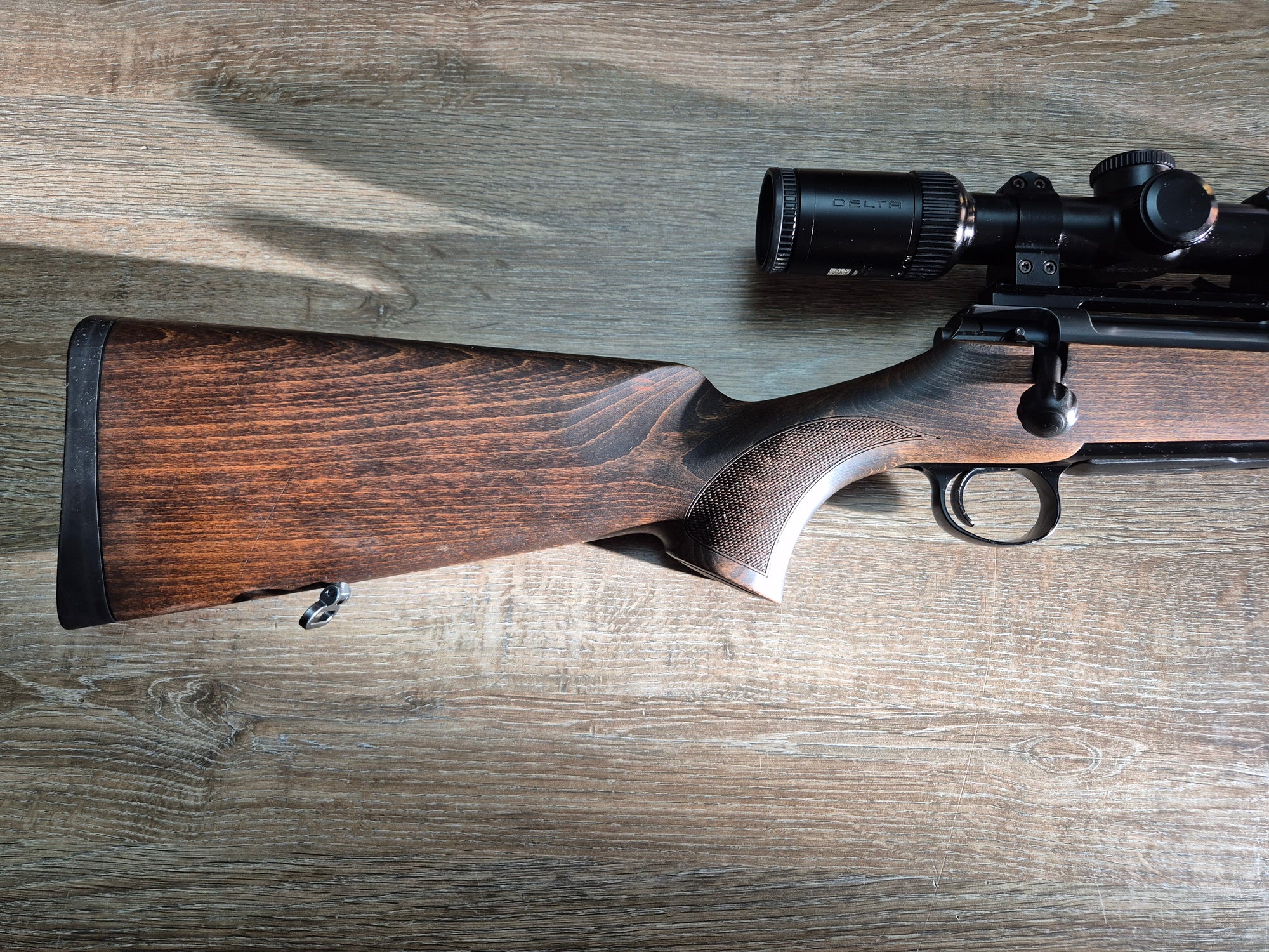 Carabina Sauer 100, cal 300 win mag, pat lemn + Luneta Delta 2.5-10x50