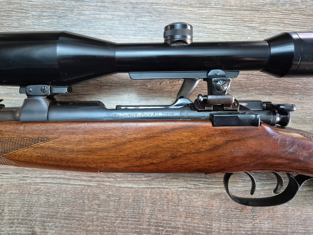 Carabina Steyr-Mannlicher GK, cal 7x64, teava 65cm, luneta 6x42