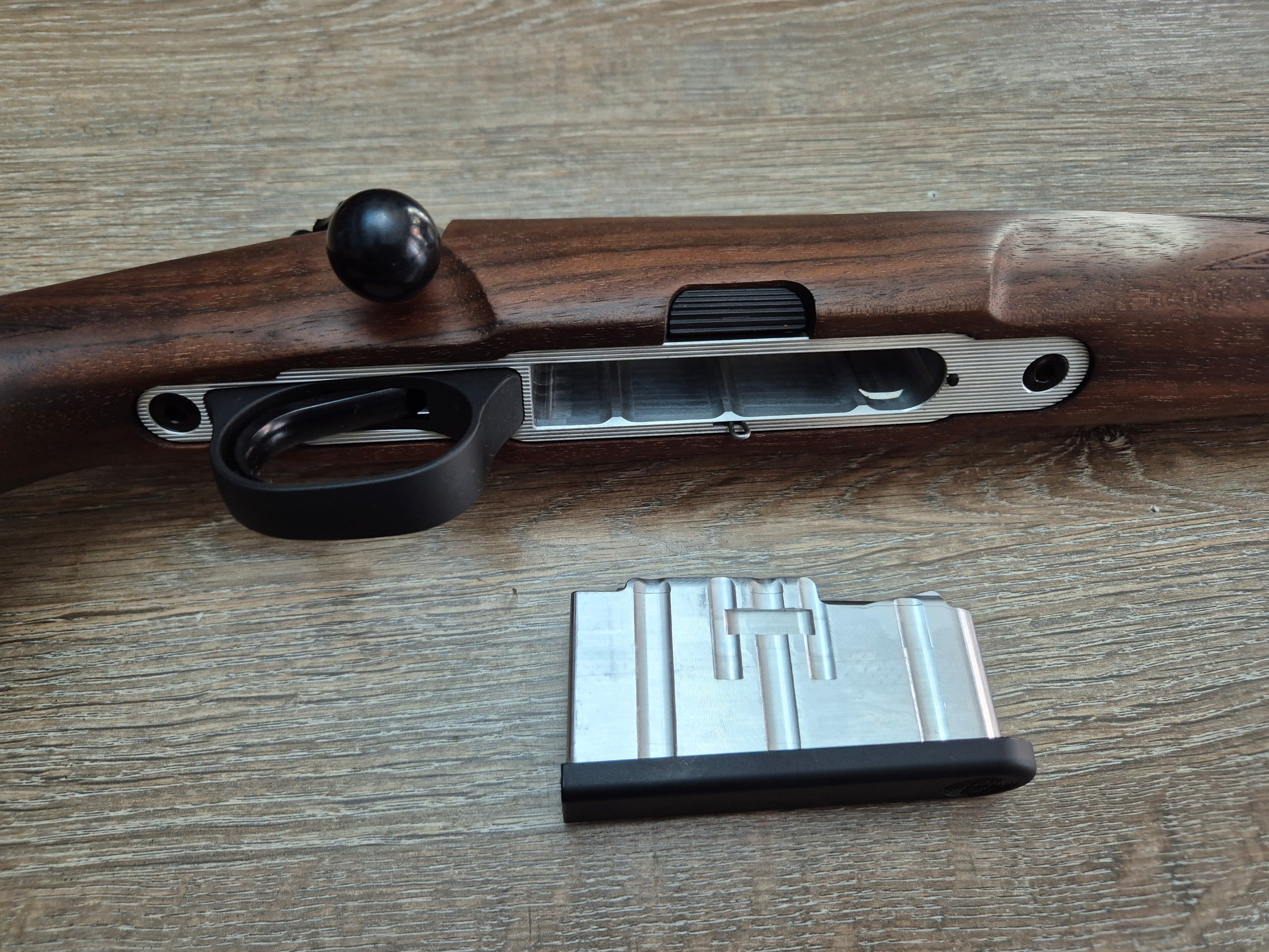 Carabina Heym SR21, cal 308win, 50cm, pat lemn clasic