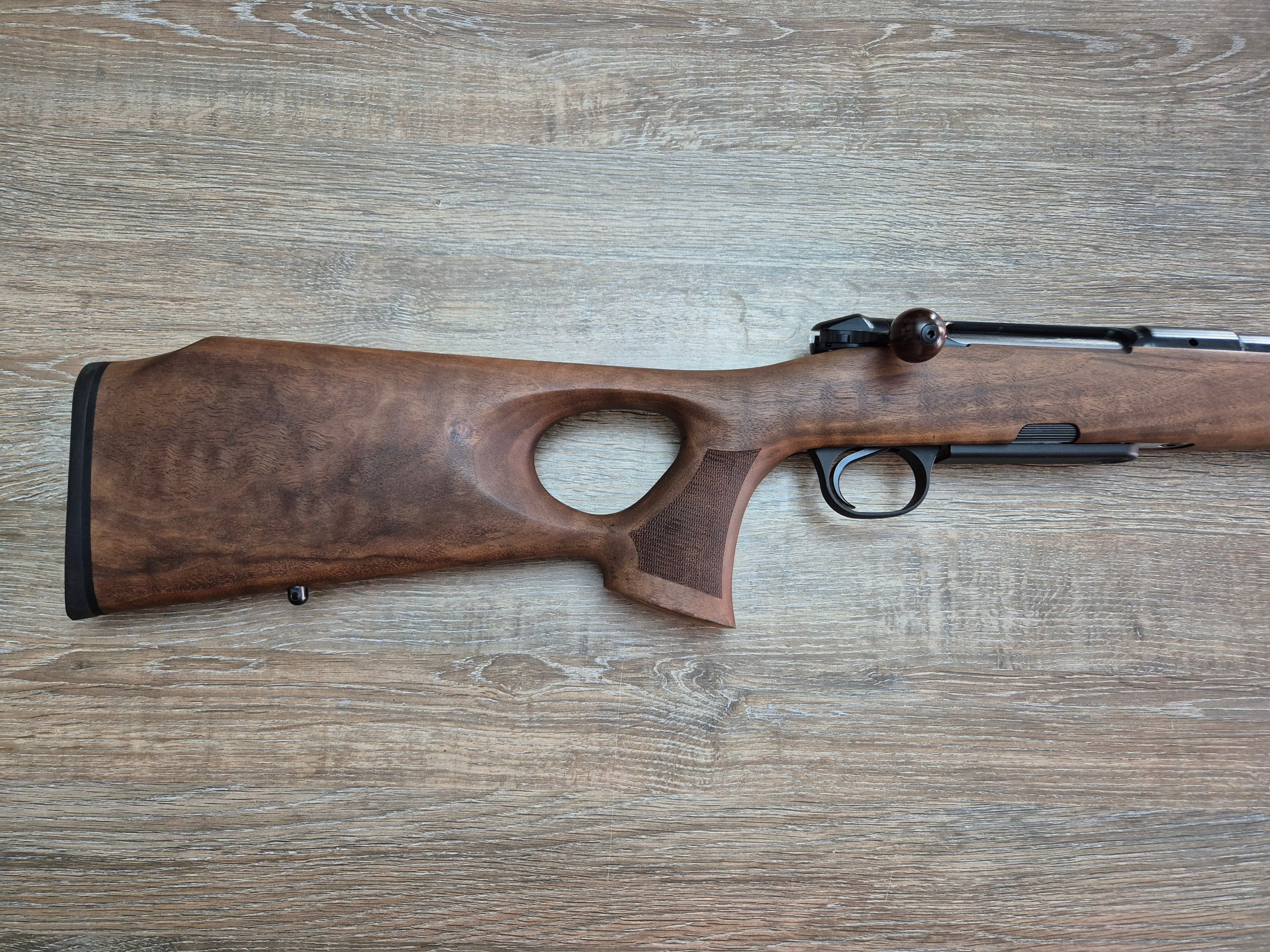 Carabina Heym SR30 Ranger-T cal 308 win, 50cm, inchidere liniara, pat lemn