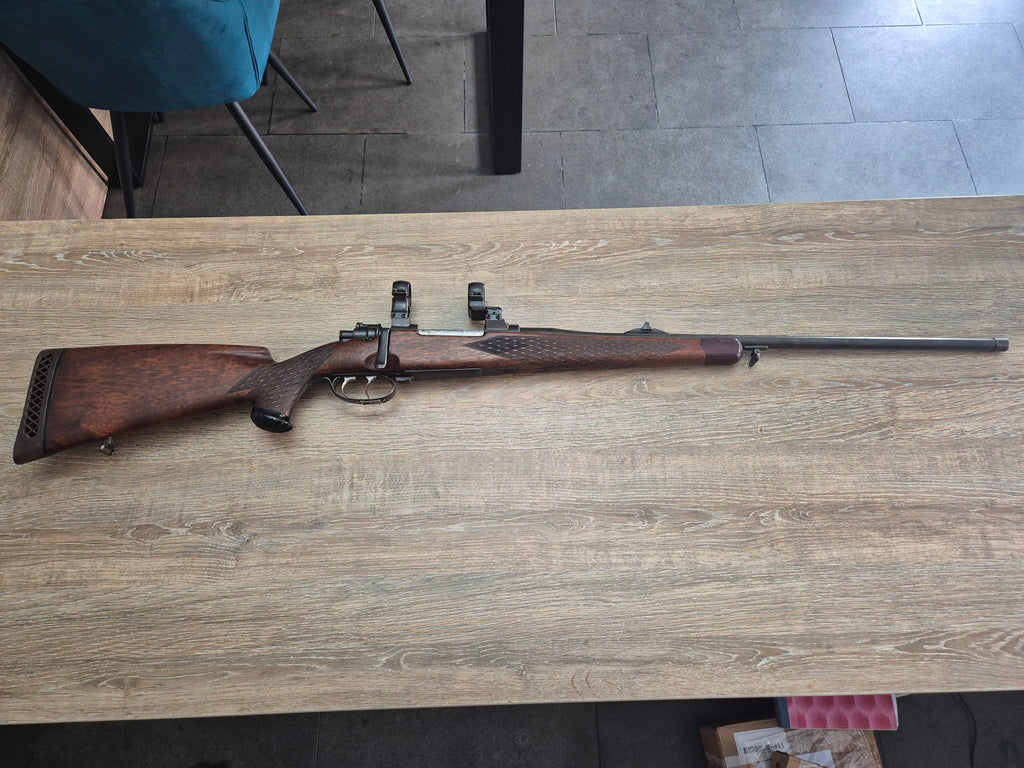 Carabina unicata, sistem Mauser 98, cal 308 Norma Mag, 60cm
