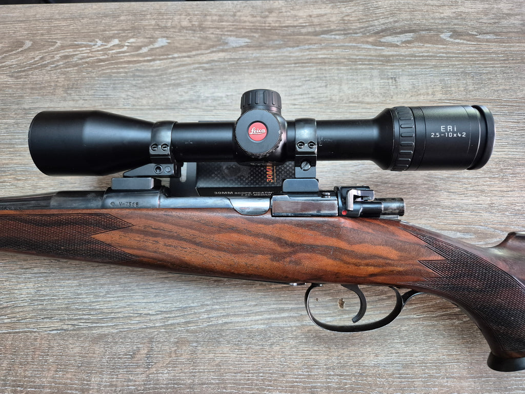 Carabina Mauser 98, cal 308 win, luneta Leica 2.5-10x42