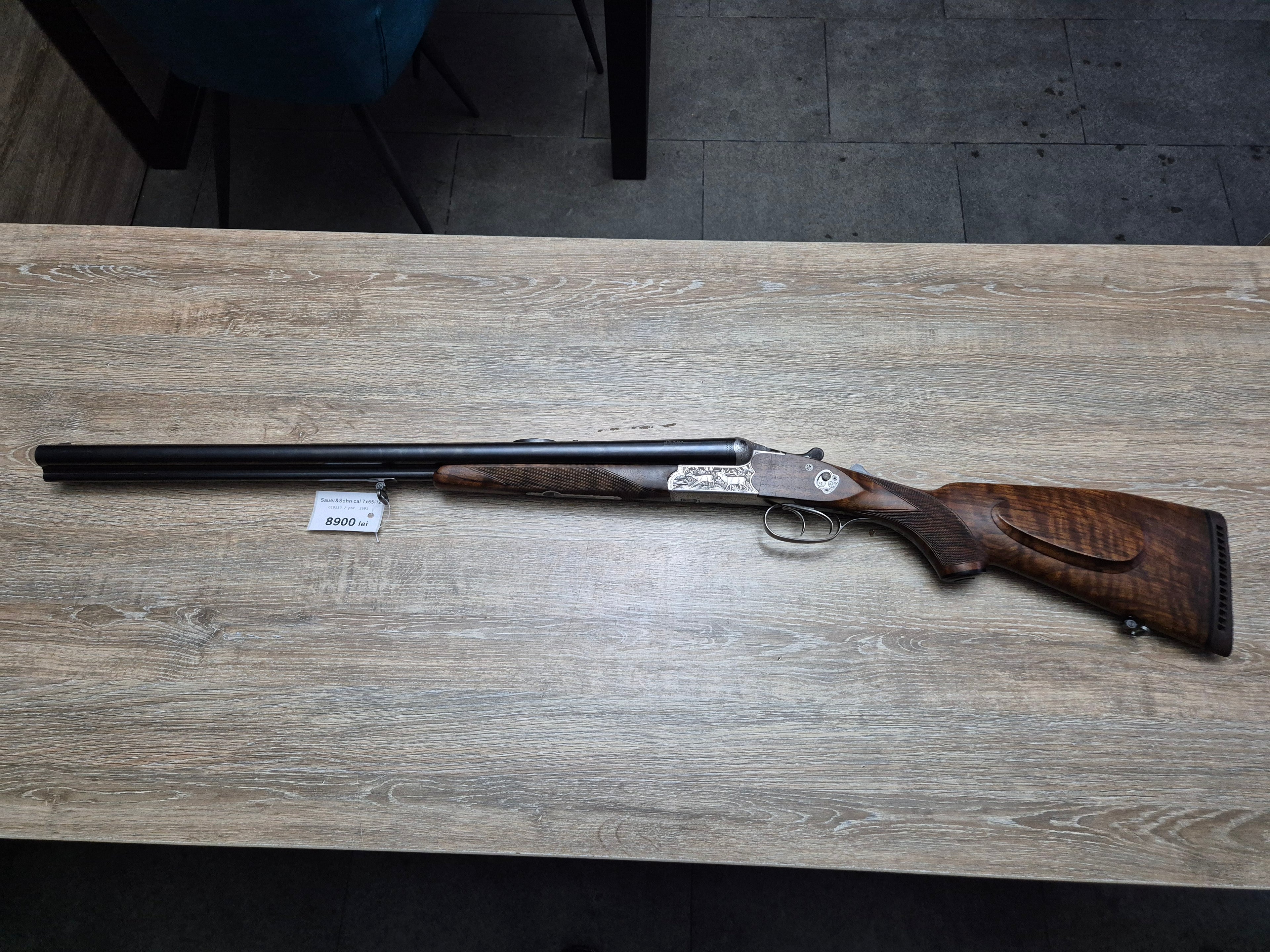 Drilling Sauer & Sohn, cal 7x65R/12, tevi 63.5cm