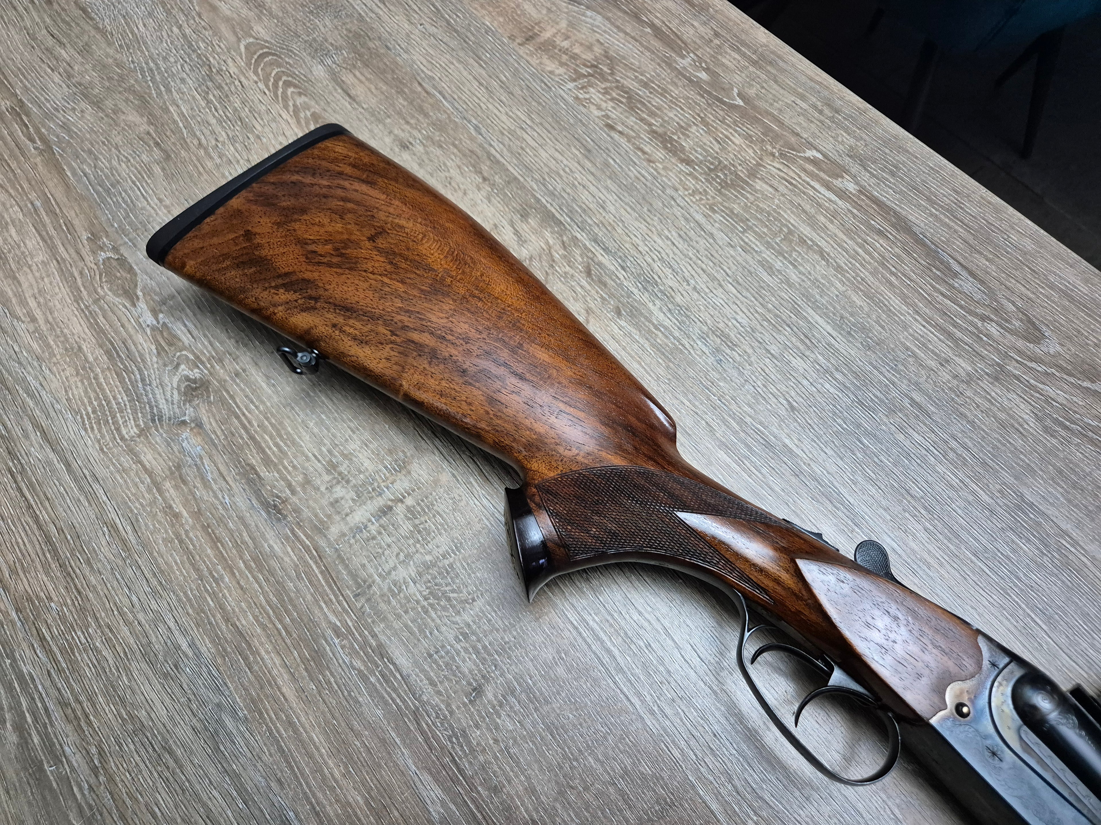 Dublu Express Merkel SUHL, cal 8x57JRS, punct Zeiss, tevi 60 juxtapuse