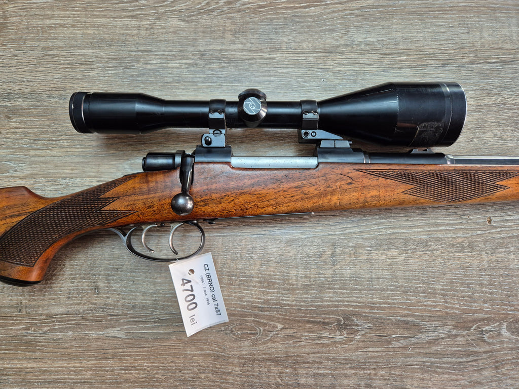Carabina BRNO (CZ), cal 7x57, 60cm, pat lemn Stutzen