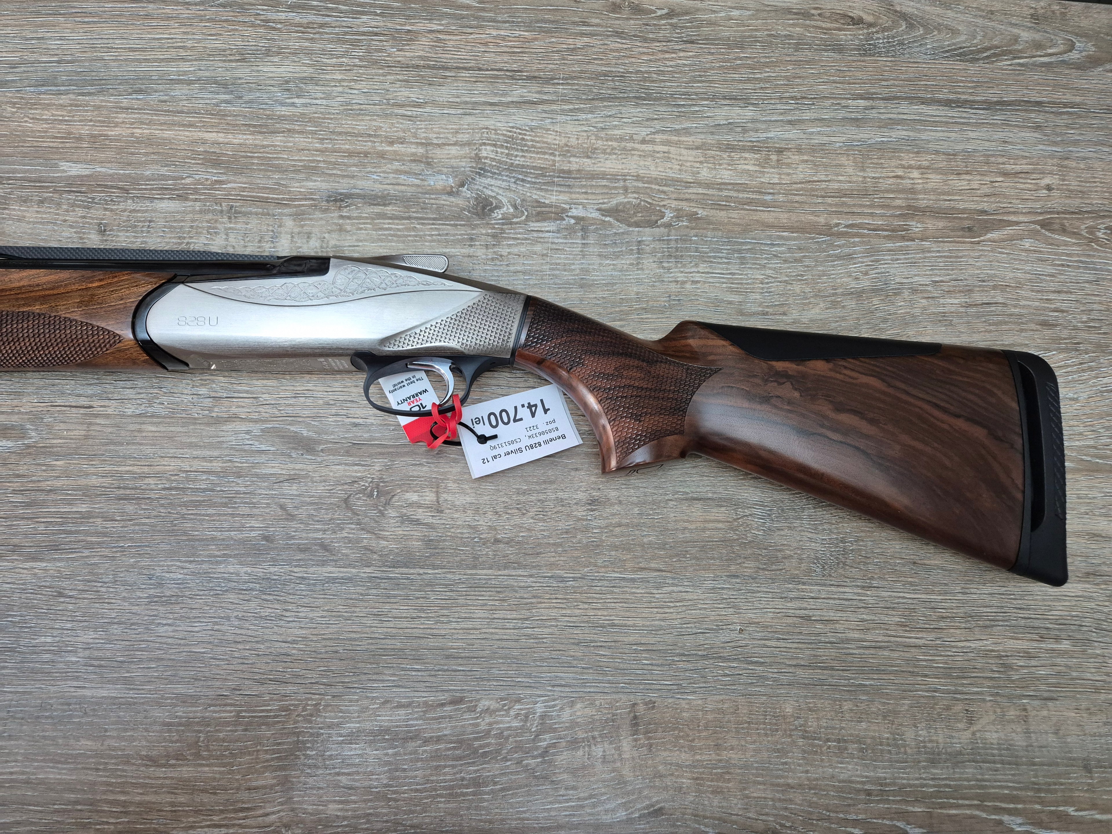 Bock Benelli 828U Silver, cal 12/76, 71cm