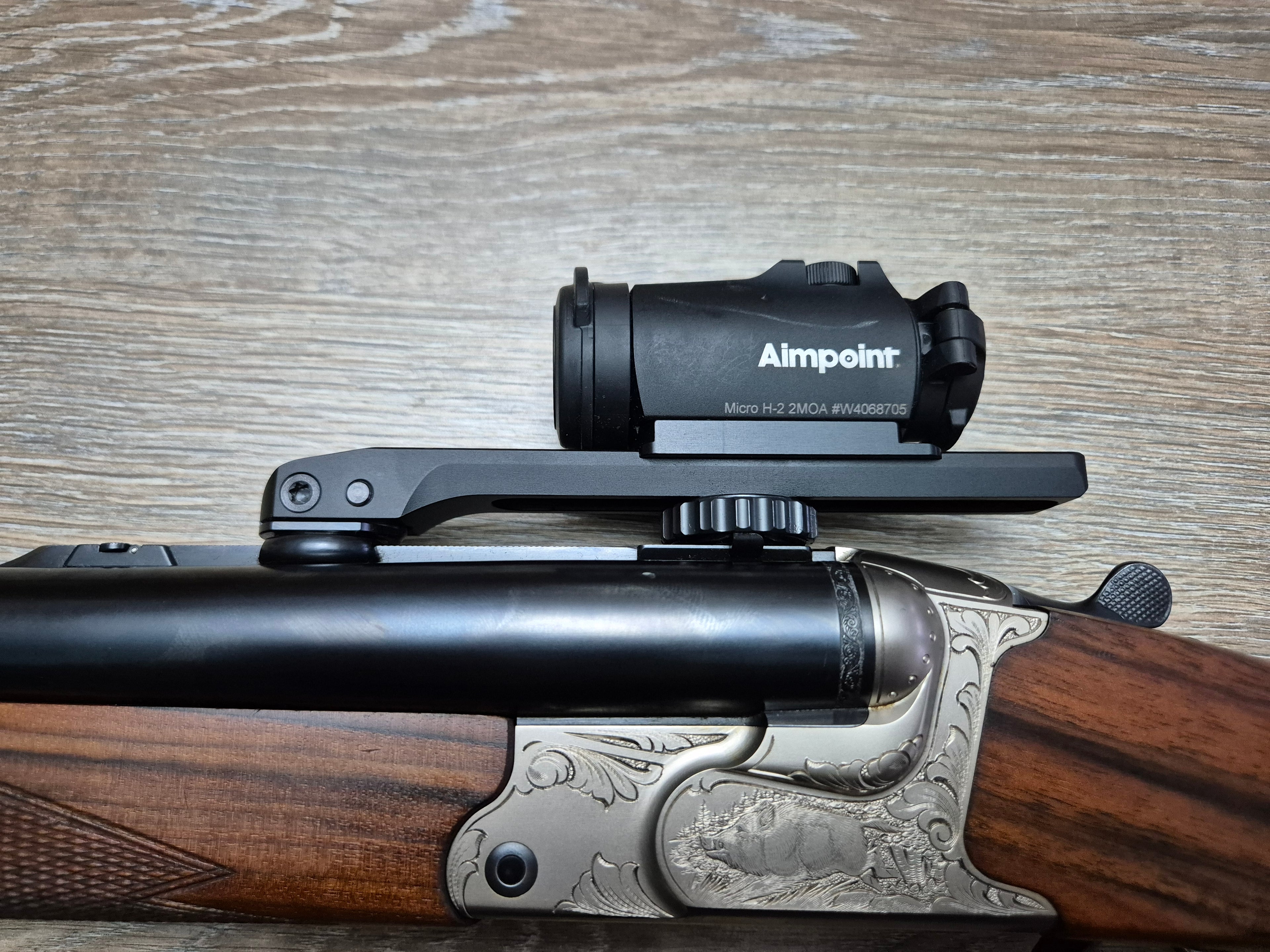 Drilling Krieghoff Optima, cal 7x65R/12, 55cm, Aimpoint Micro H2