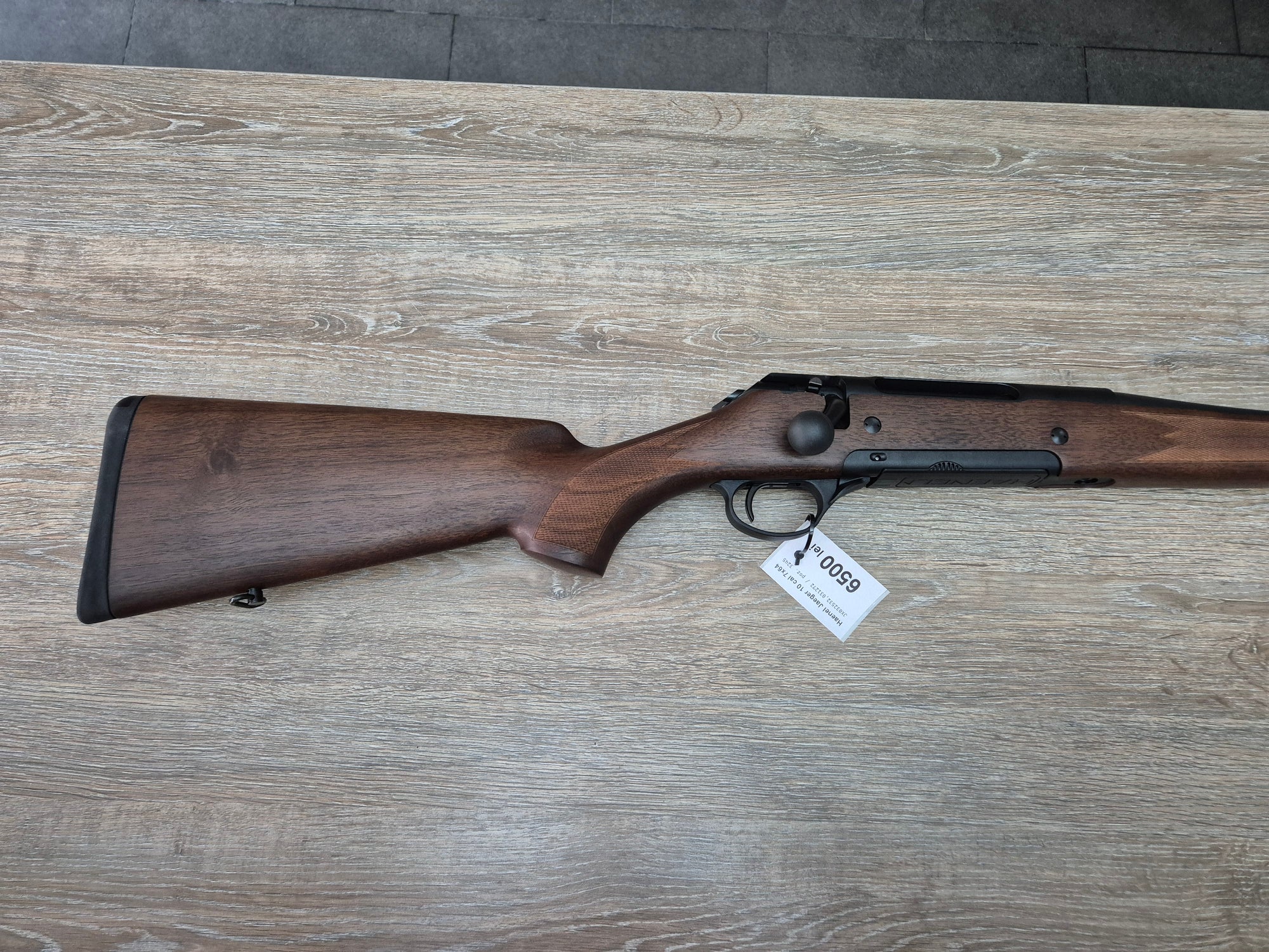 Carabina Haenel Jaeger 10, cal 7x64, 53cm, pat lemn