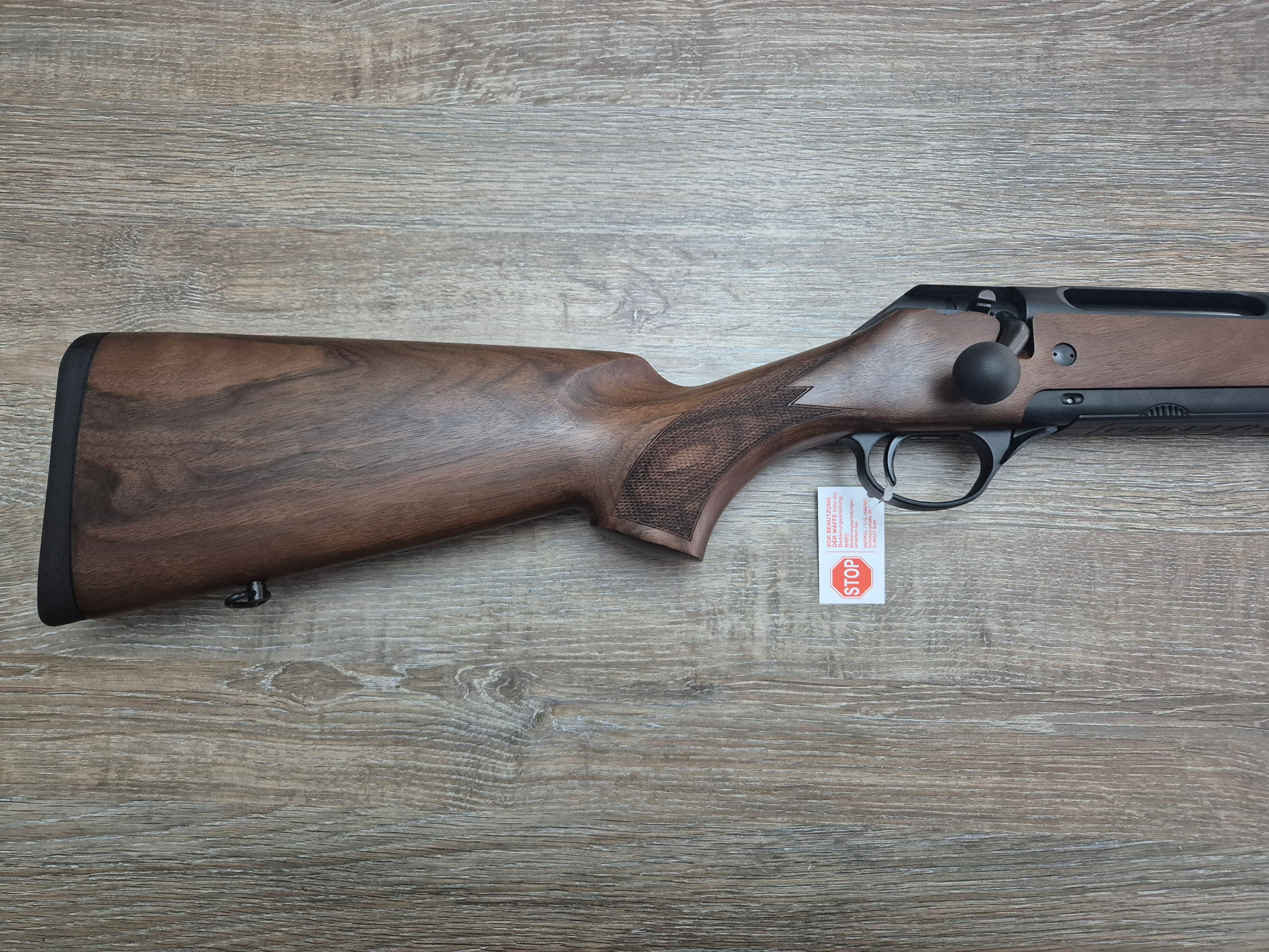 Carabina Haenel Jaeger 10, cal 7x64, 56cm, pat lemn