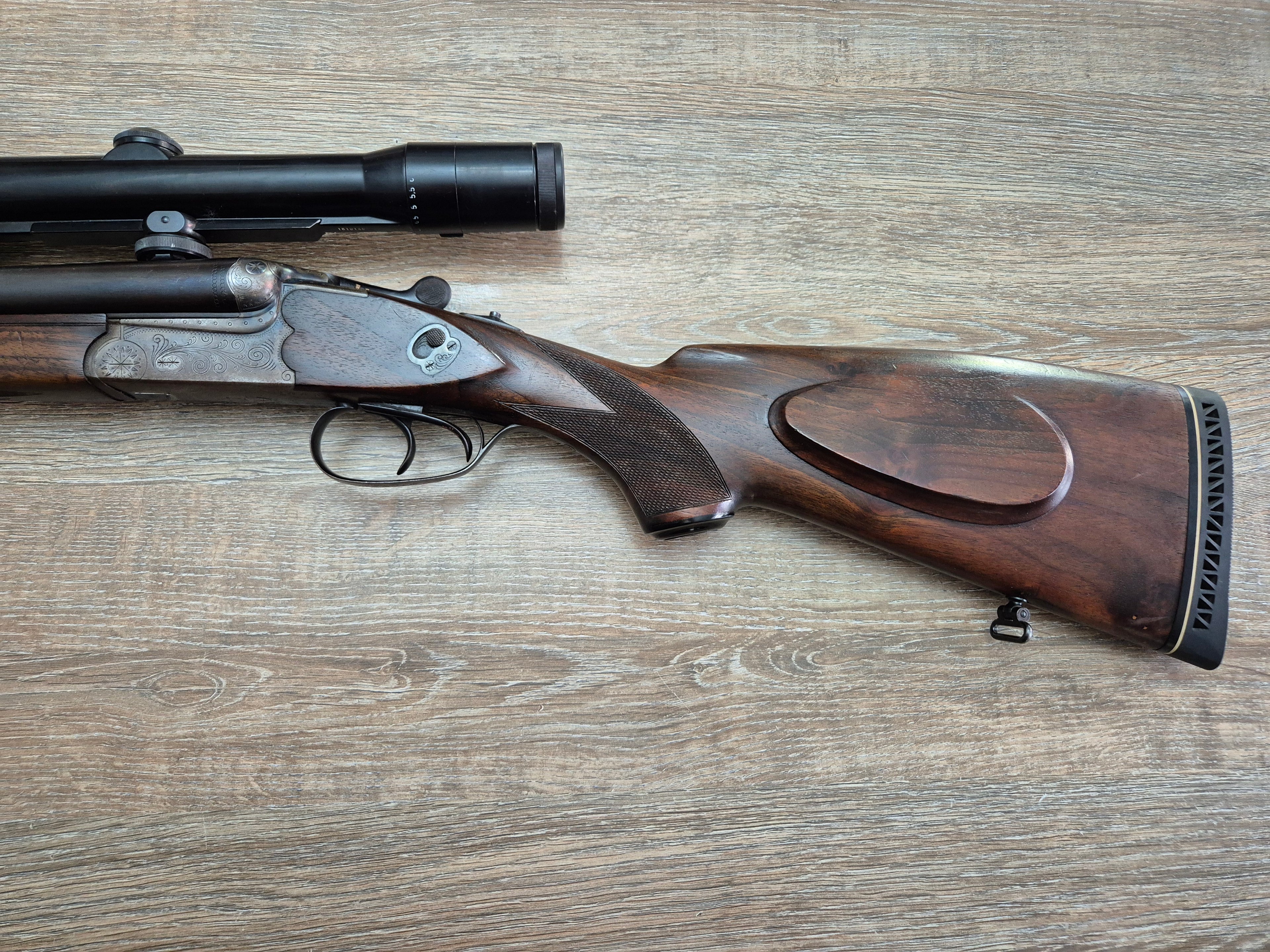 Drilling Fortuna Suhl, cal 7x57R/16, tevi 63cm, luneta Zeiss Diavari