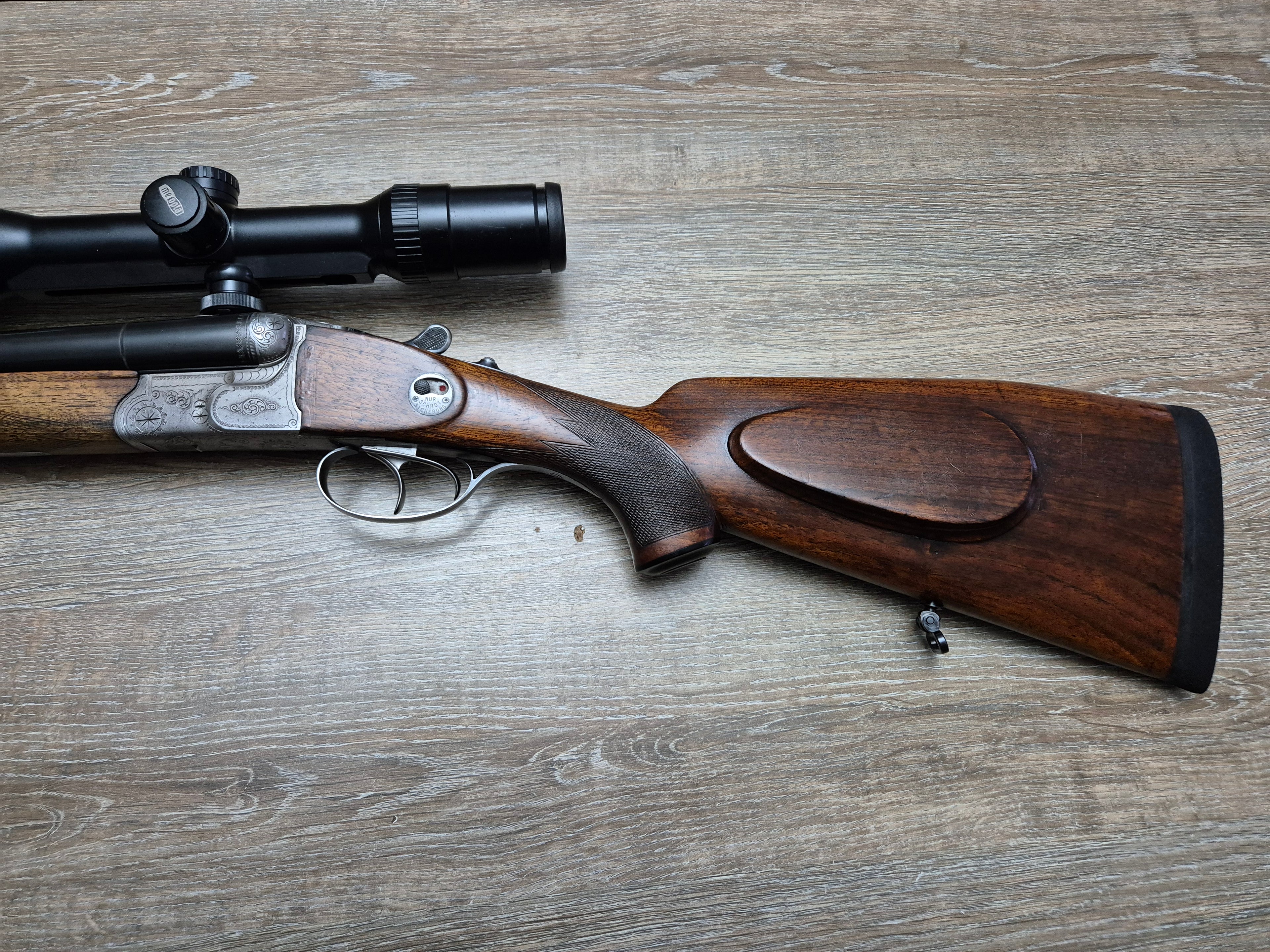 Drilling Krieghoff, cal 7x65R/16, tevi 60cm, luneta Meopta 3-12x56