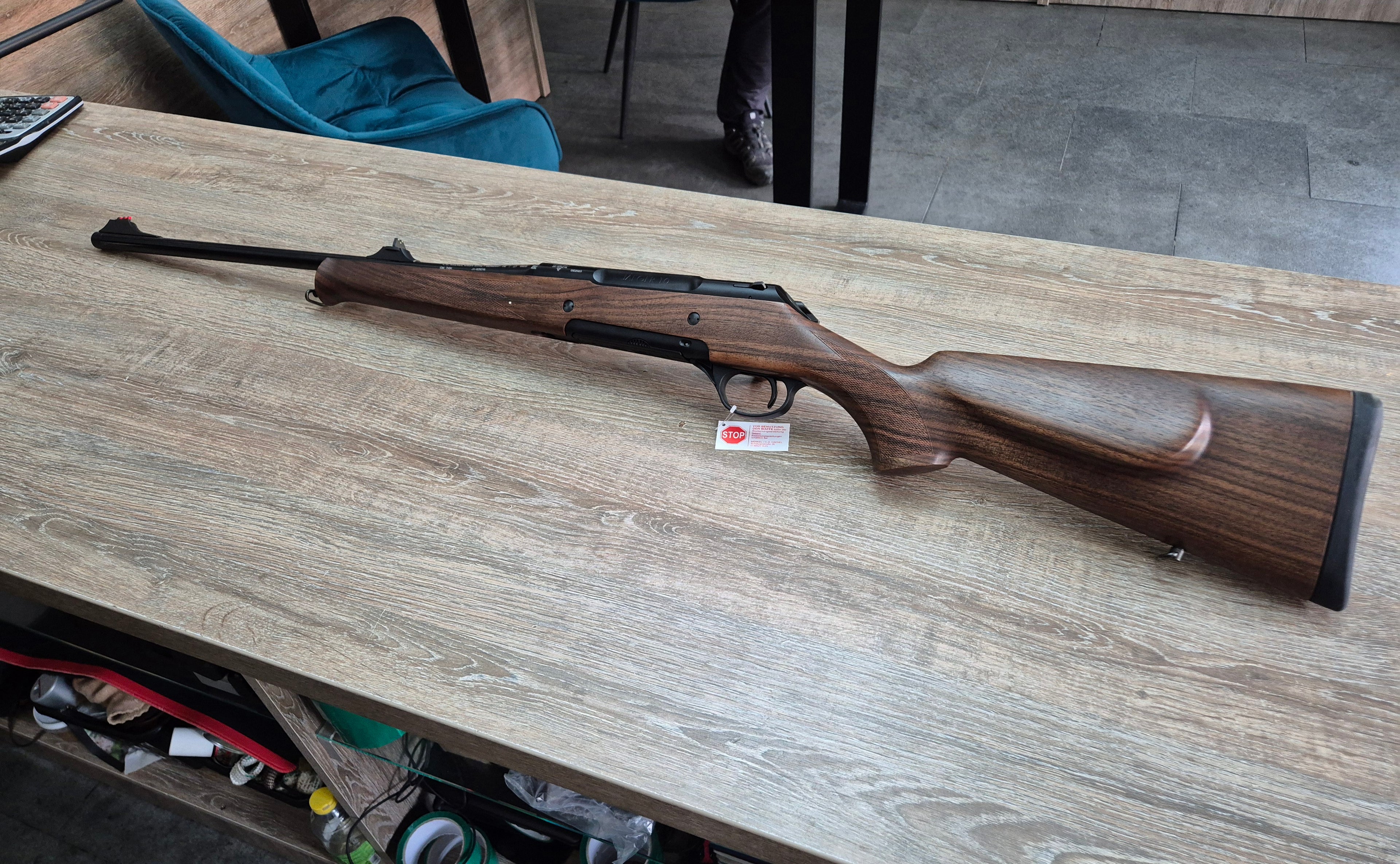 Carabina Haenel Jaeger 10 Timber LX, cal 7x64, 56cm, lemn grad 4