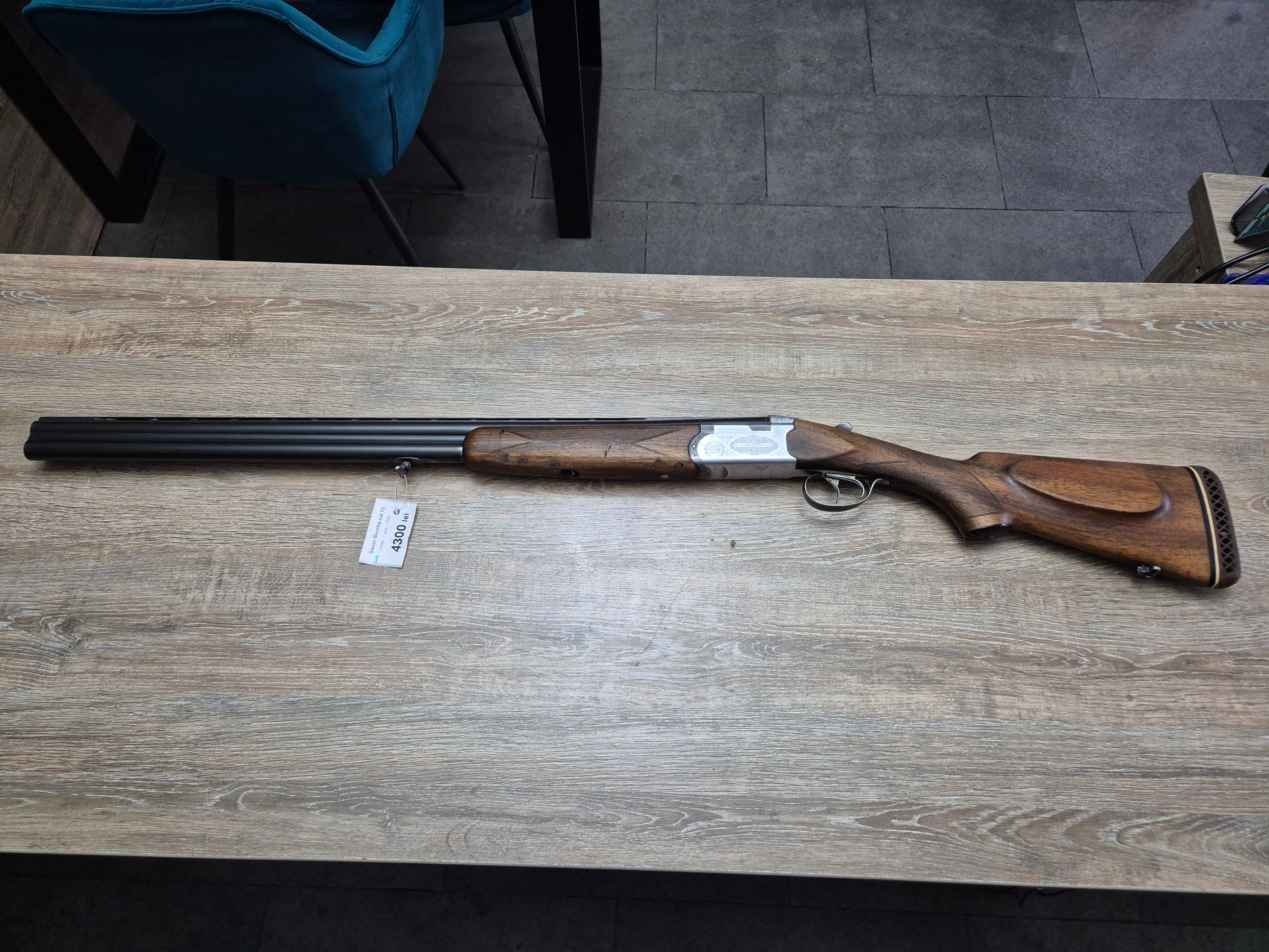 Bock Sauer-Beretta, cal 12, tevi 71cm, cu tevi de schimb