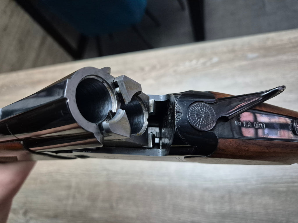 Bock Webley & Scott, cal 12, tevi 71cm, ejectoare, socuri