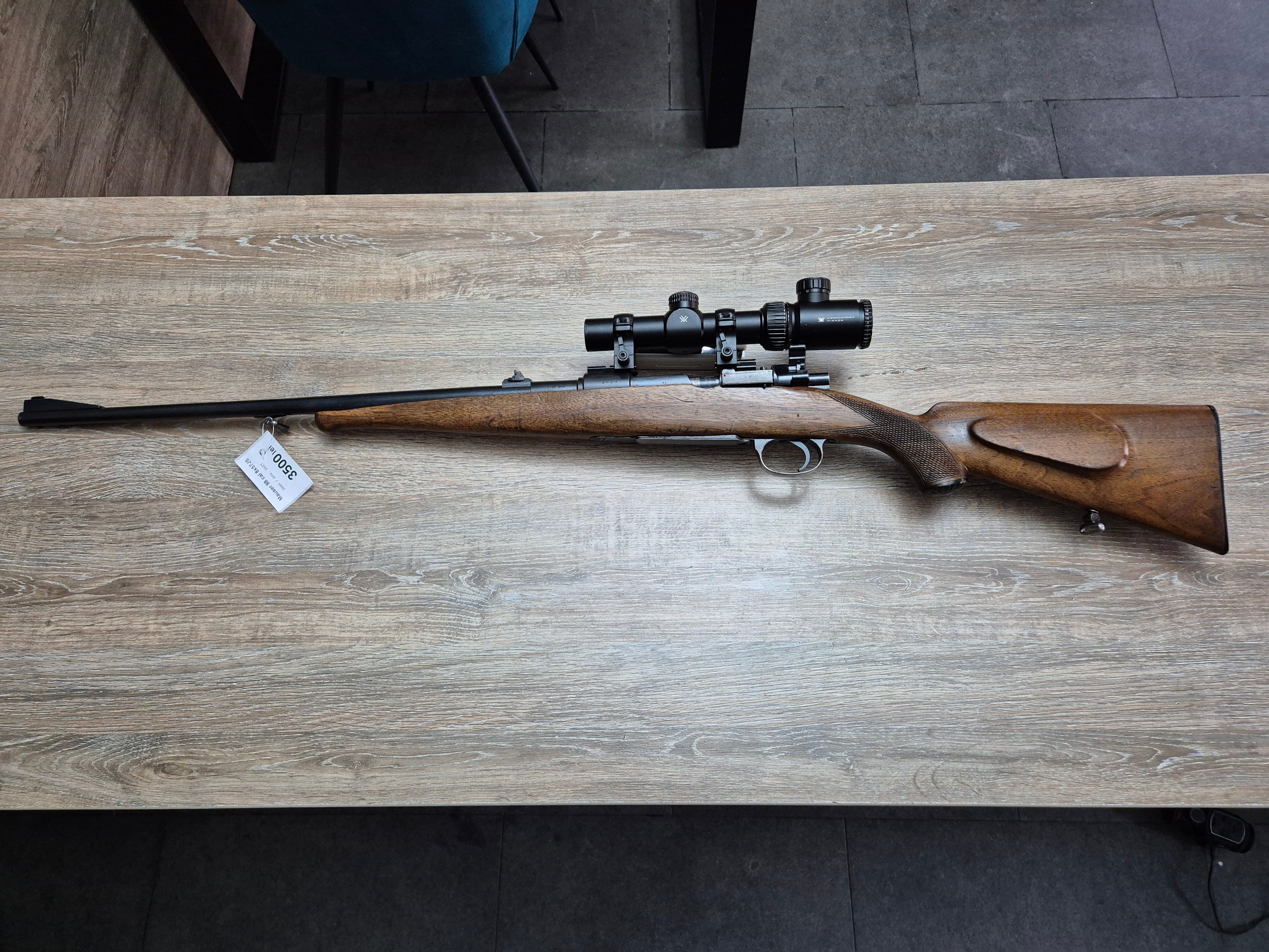 Carabina Mauser 98, cal 8x57JS, 56cm, luneta Vortex 1-4x24