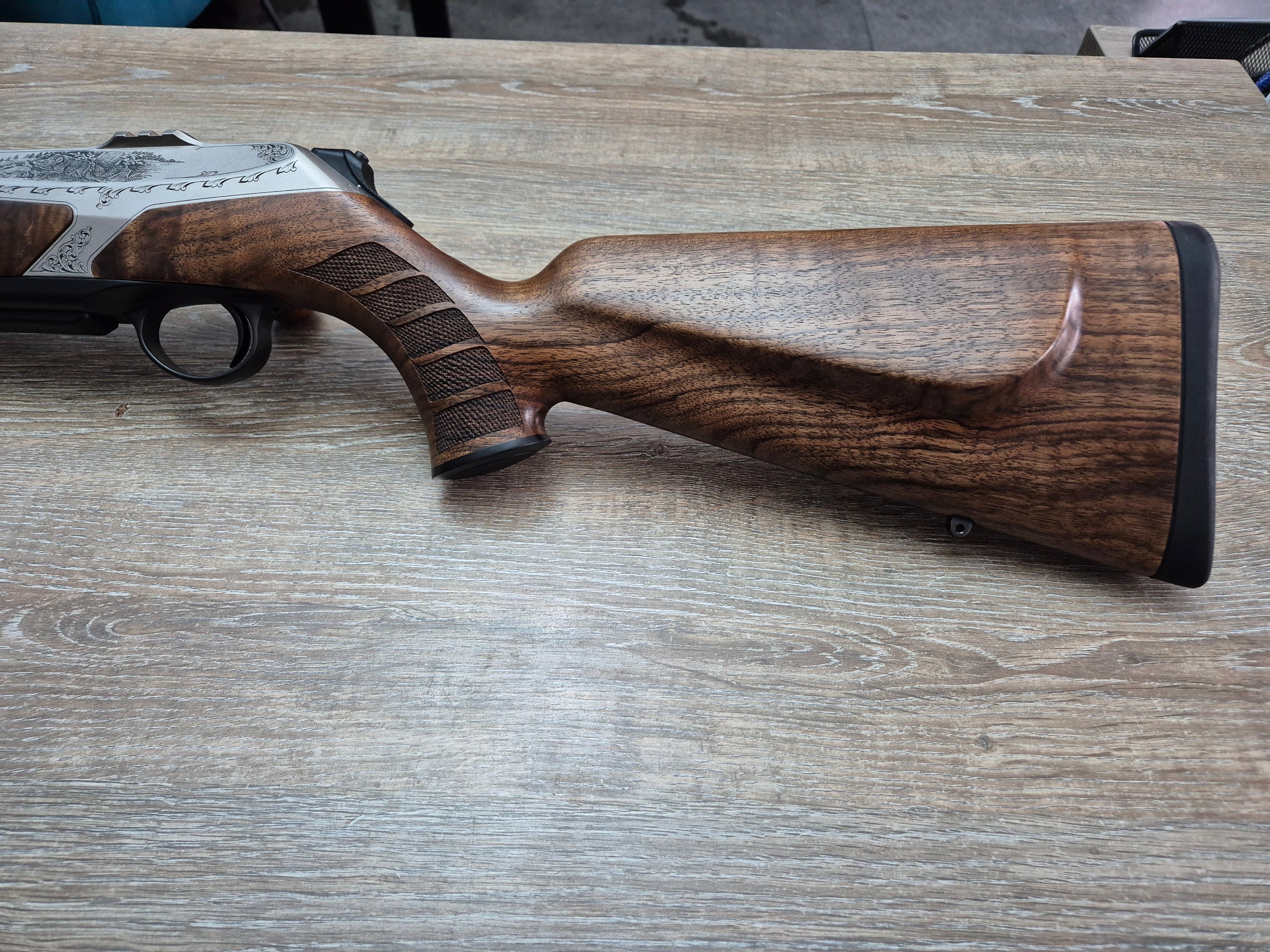 Carabina Merkel RX Helix Wildboar, cal 30-06, teava fluted 53cm, lemn grad 4