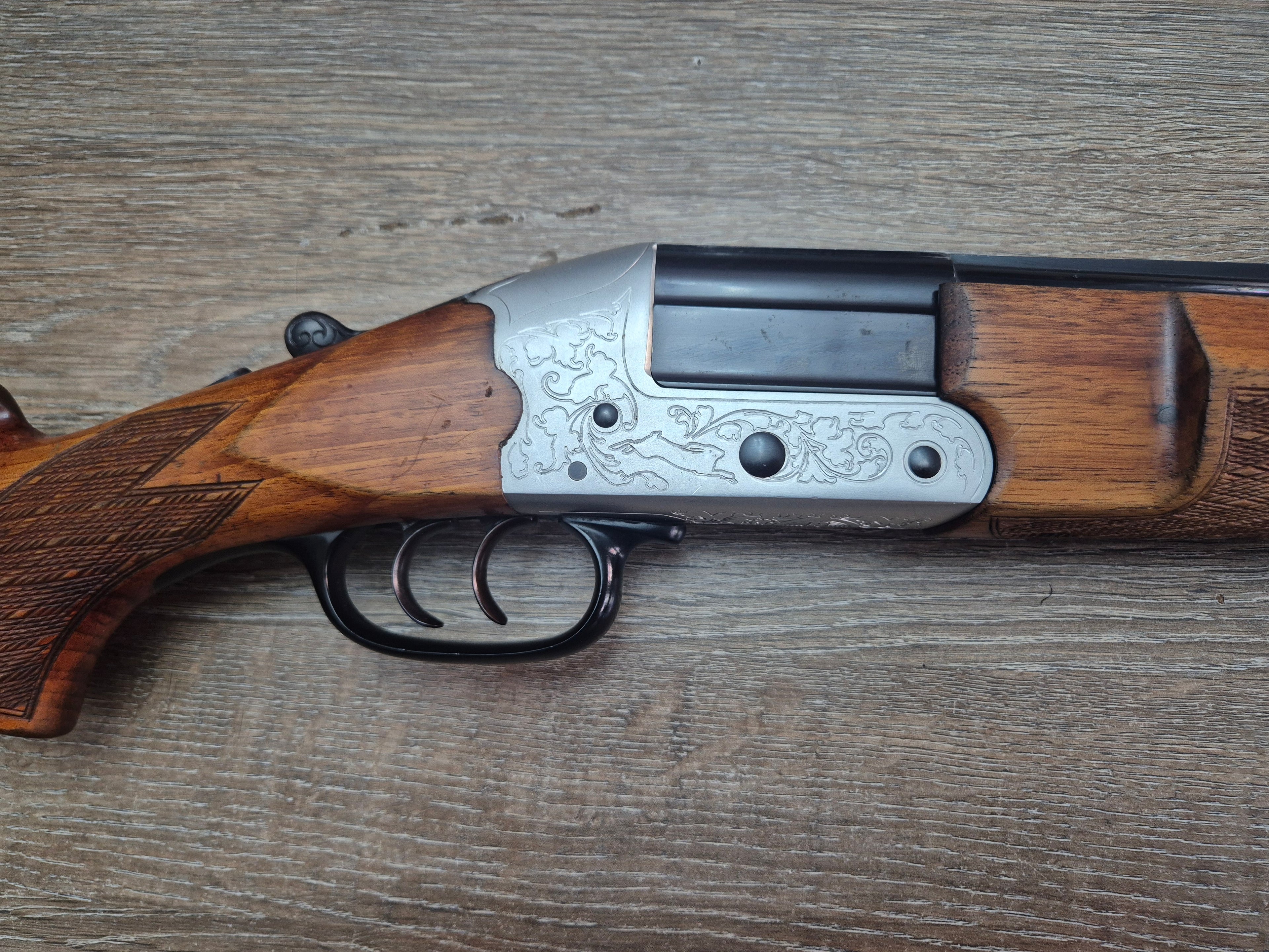 Mixta Heym, cal 7x57R/16, tevi 60, greutate 2.55kg
