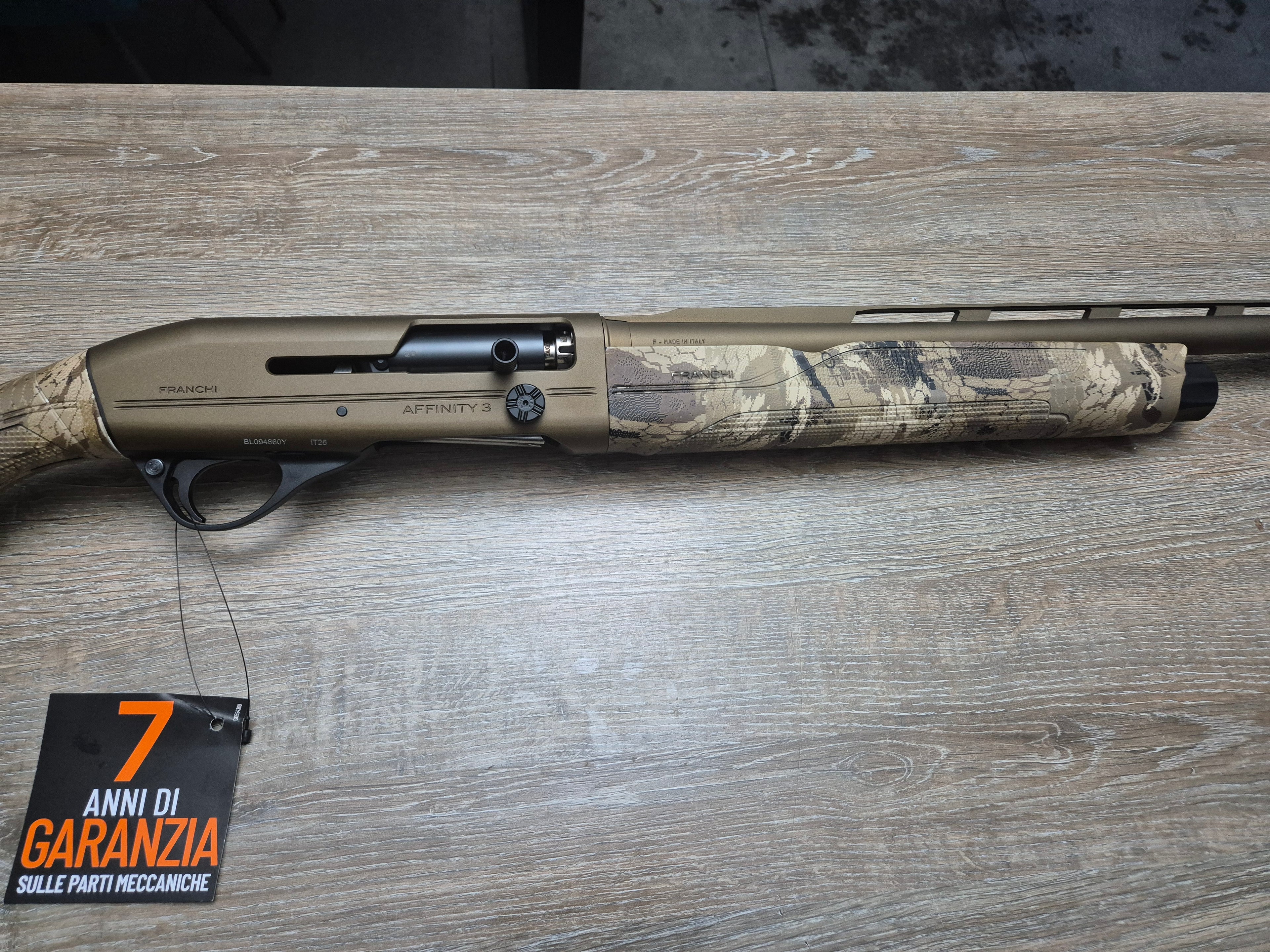 Lisa semiautomata Franchi Affinity 3 Elite Bronze, cal 12/76, 76cm