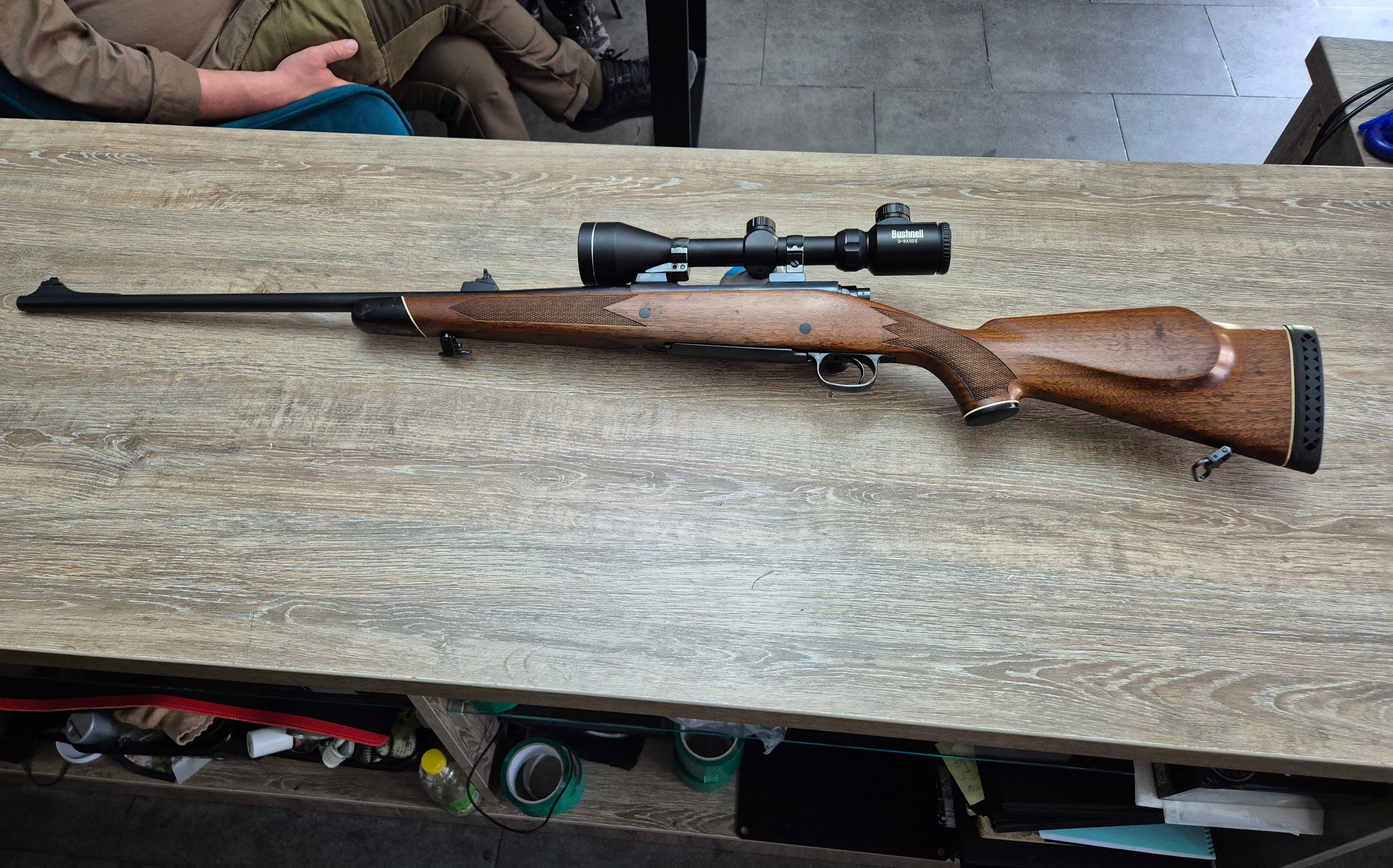 Carabina Winchester 70, cal 7mm rem mag, teava 60cm, luneta