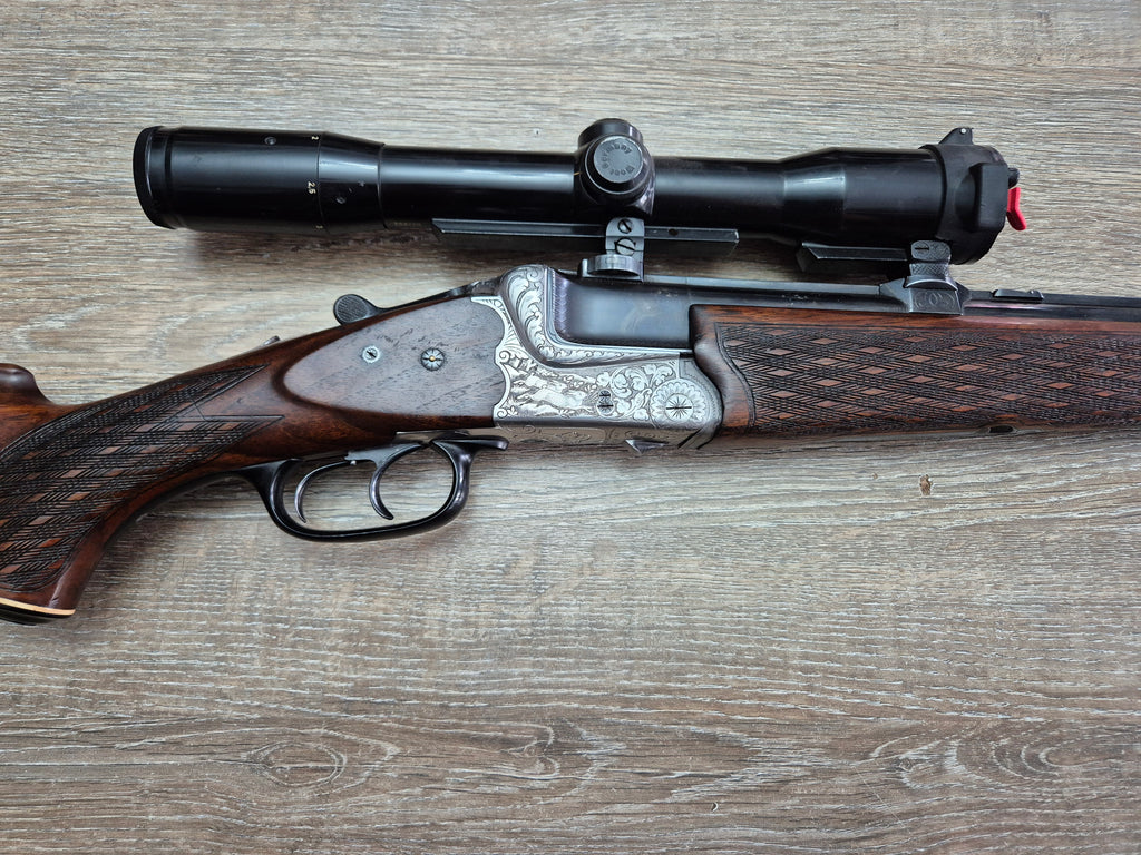 Mixta Heym, cal 222 Rem/20, tevi 60cm, Zeiss Diavari 1,5-6x