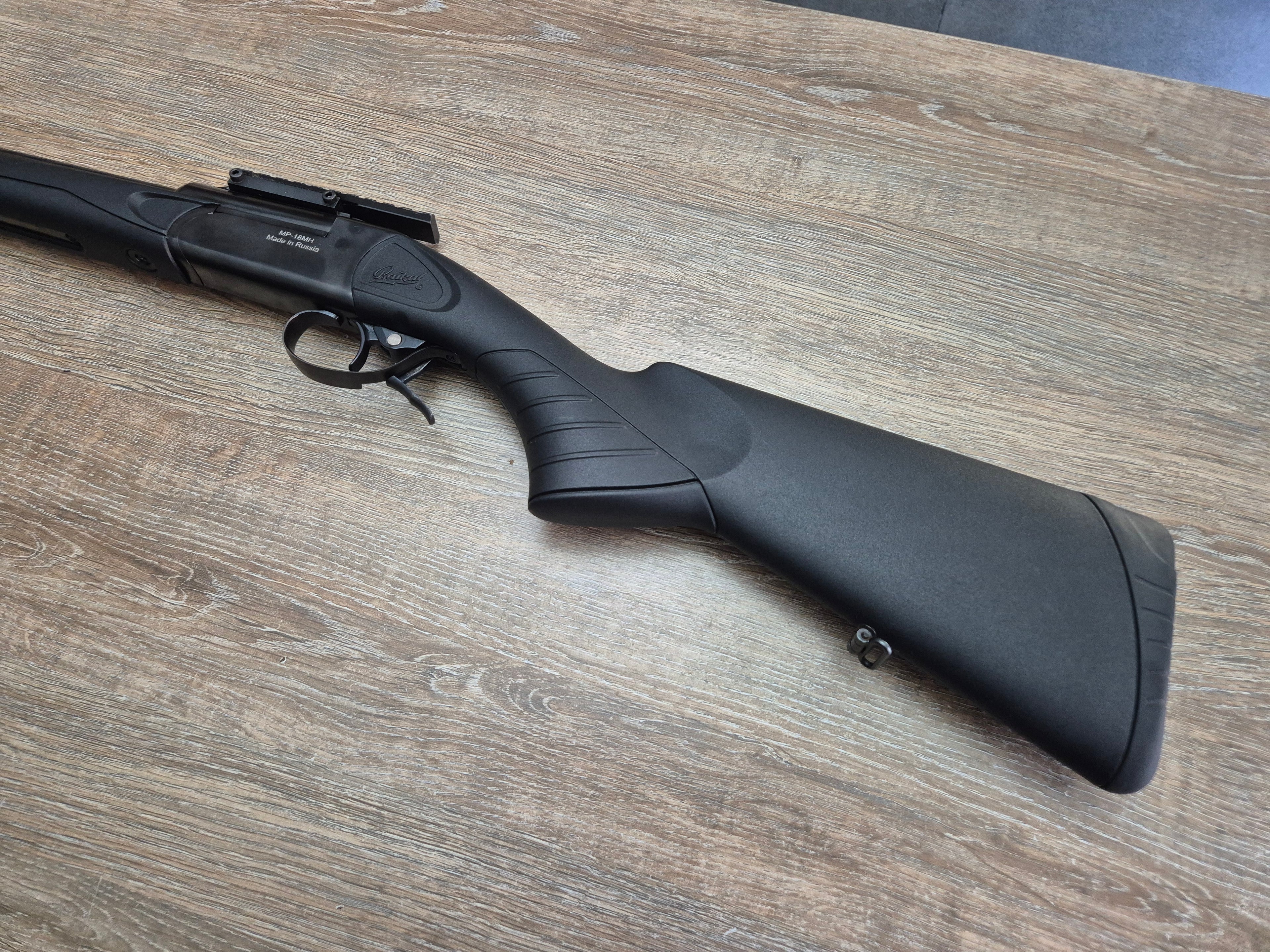 Carabina basculanta Baikal IZH18MH cal 243win, 60cm, pat sintetic, sina