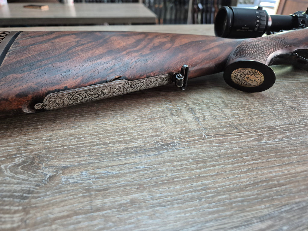 Carabina Mauser 98, cal 308 win, luneta Leica 2.5-10x42