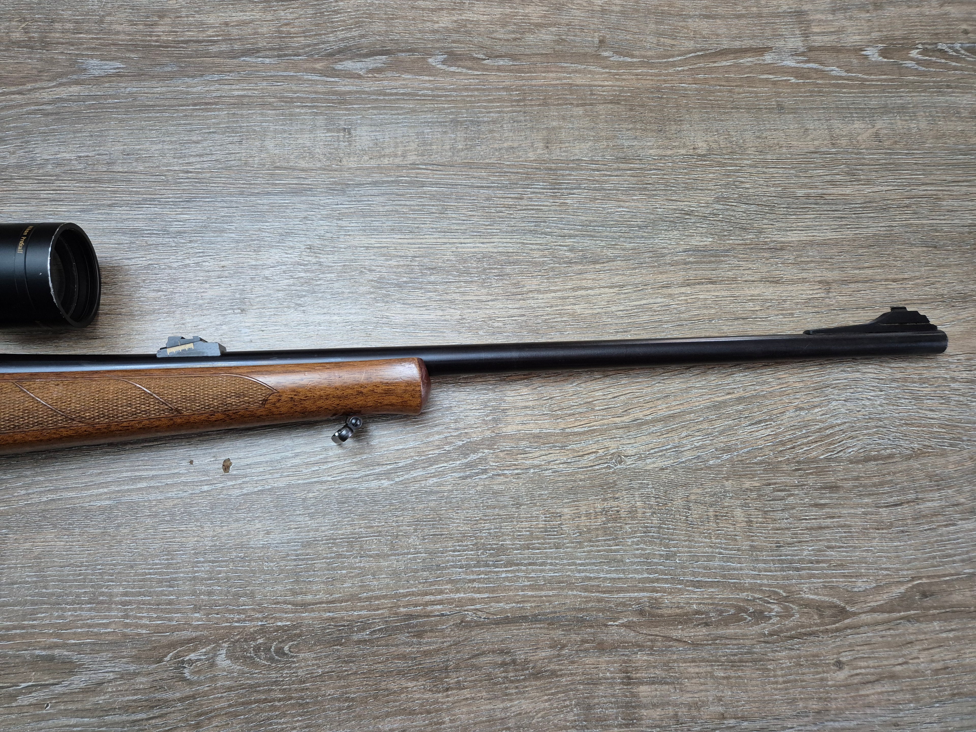 Carabina CZ 550, cal 30-06, 61cm, pat lemn, luneta Nikon