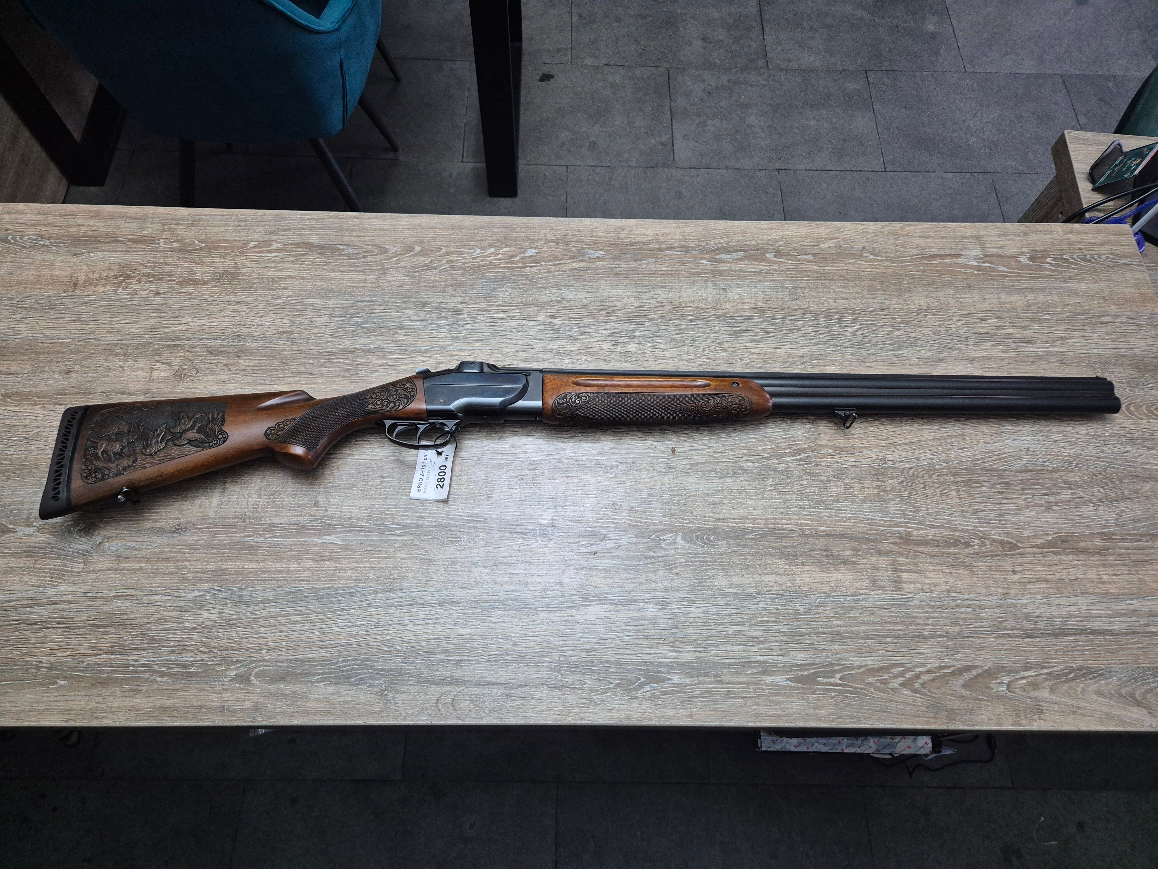 Bock BRNO (CZ) ZH101, cal 12, tevi 70cm, gravuri – Fox Naturalis