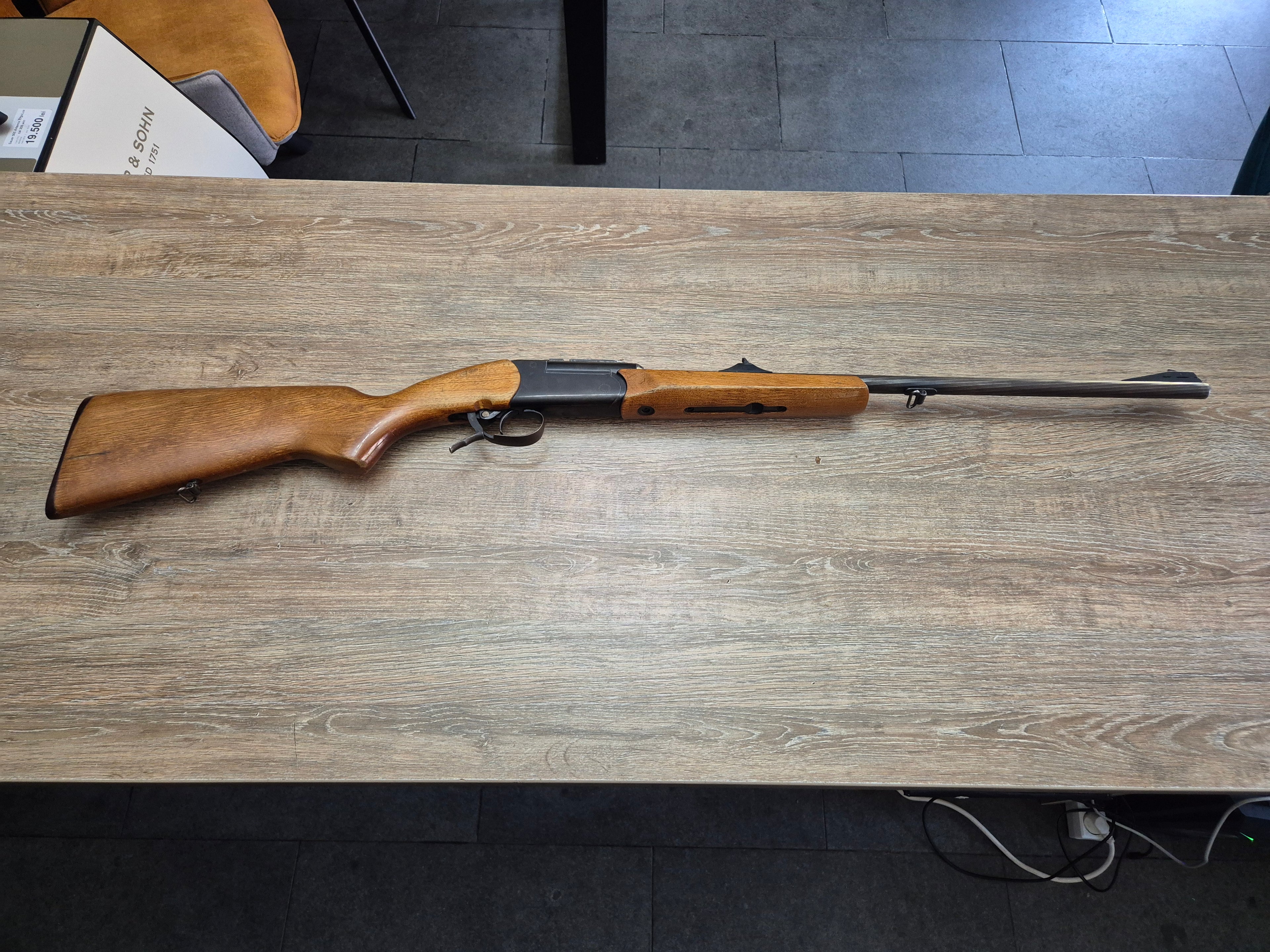 Carabina basculanta Baikal IZH18MH cal 30-06, 60cm, pat lemn