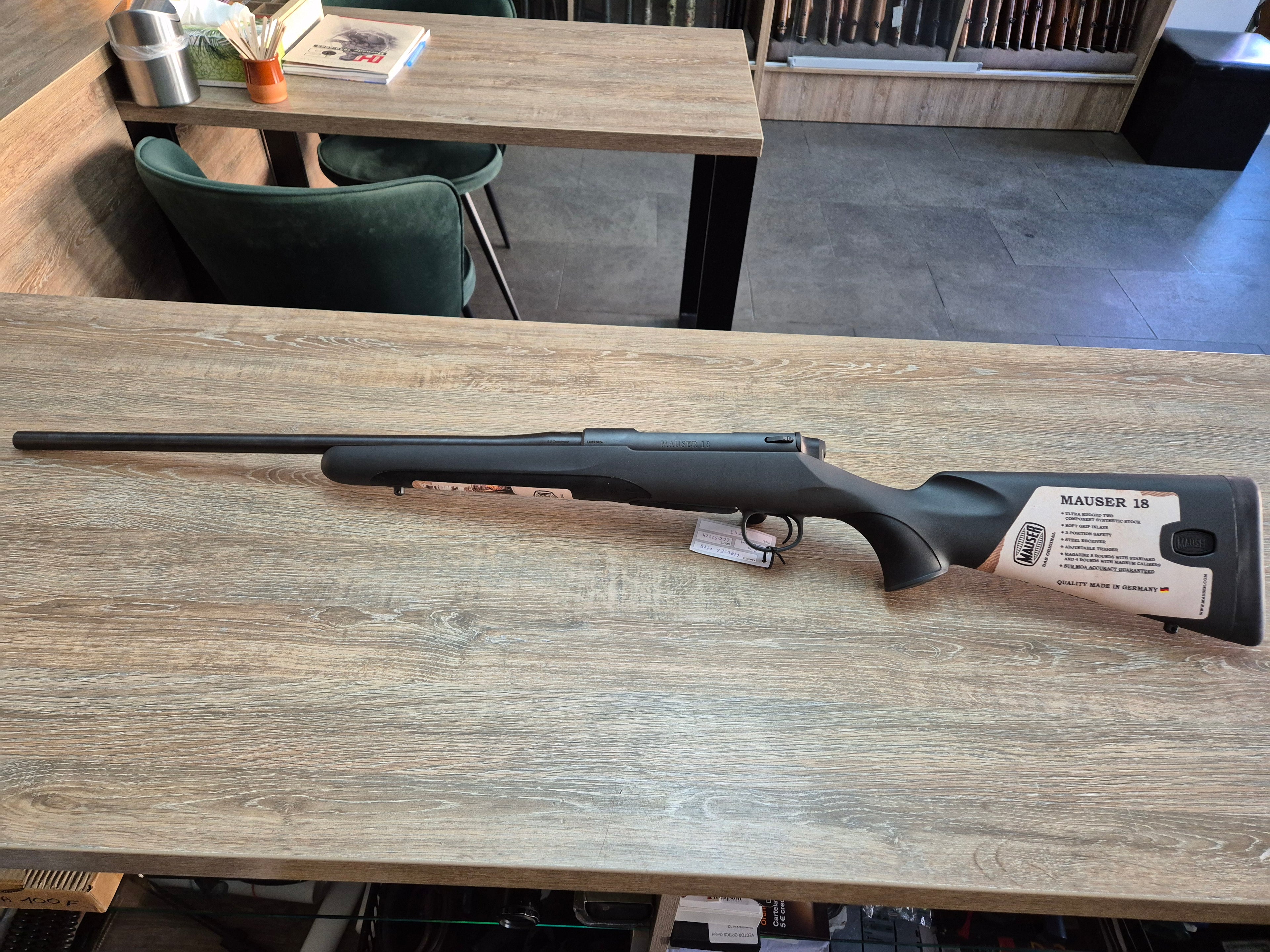 Carabina Mauser M18, cal 6.5 Creedmoor, 53cm, pat sintetic