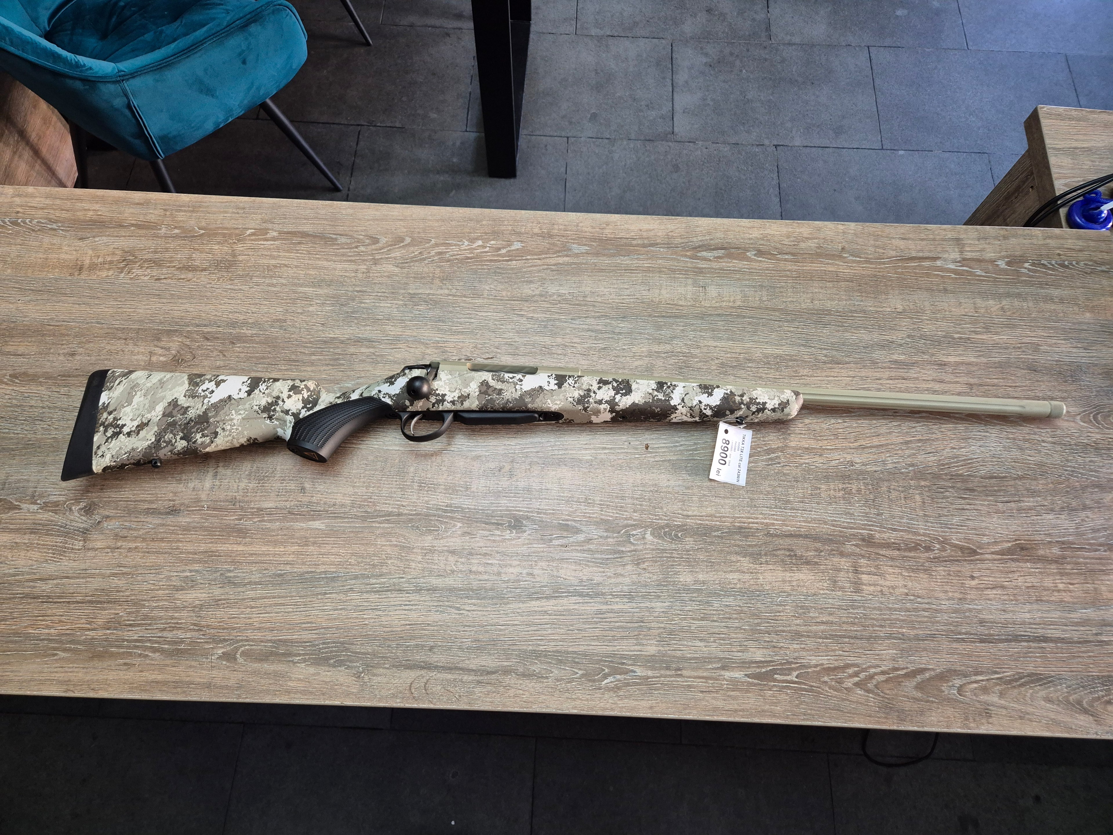 Carabina Tikka T3x Lite Veil, cal 243 win, teava fluted cerakote 57cm