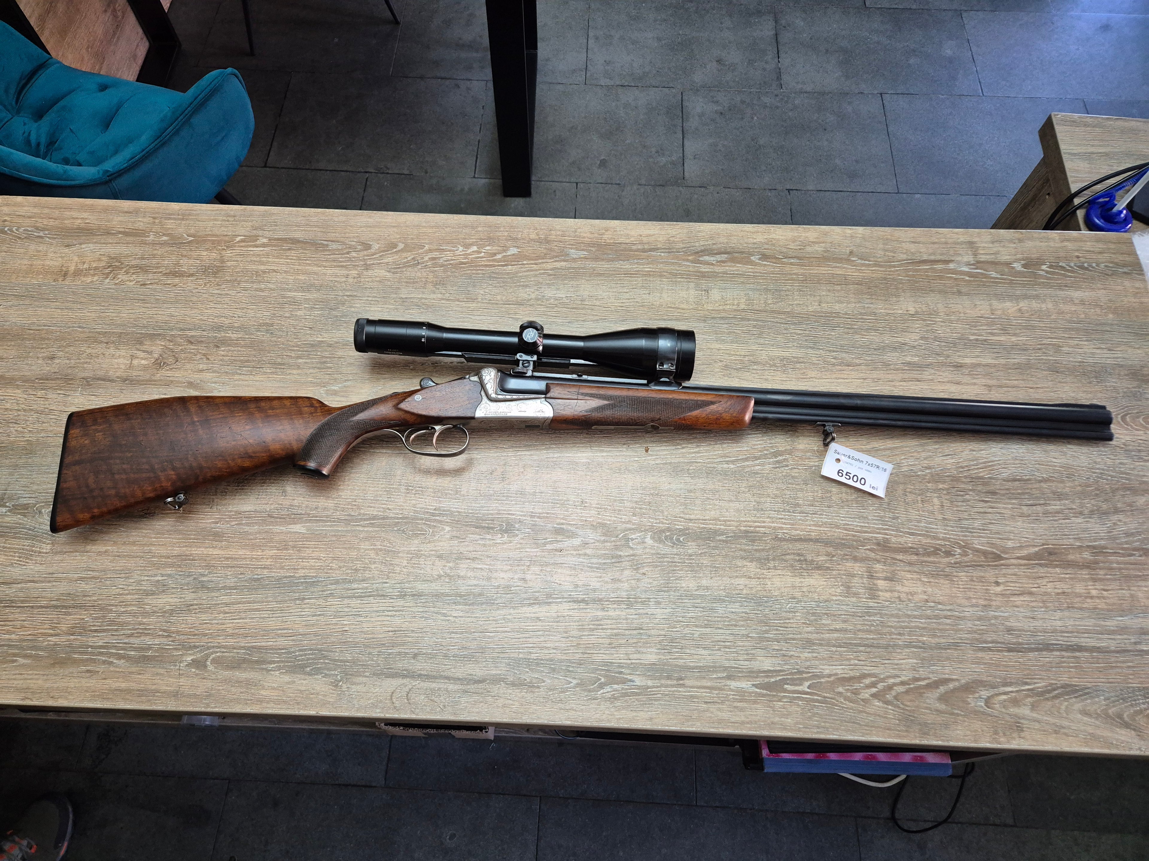 Mixta Sauer&Sohn, cal 7x57R/16, an 1961, Zeiss Diavari 2.5-10x52