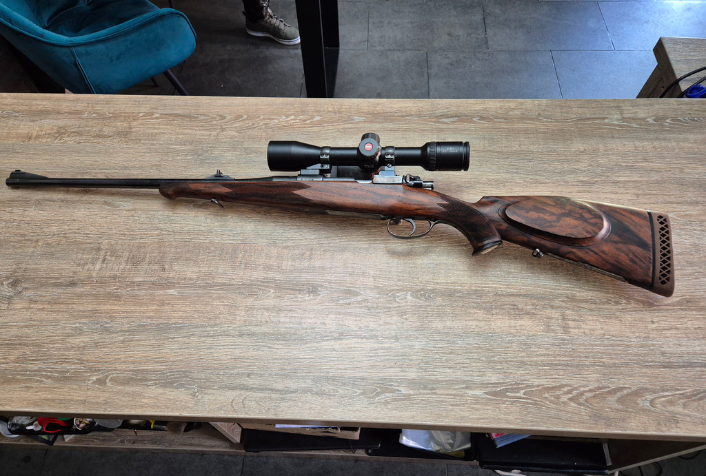 Carabina Mauser 98, cal 308 win, luneta Leica 2.5-10x42