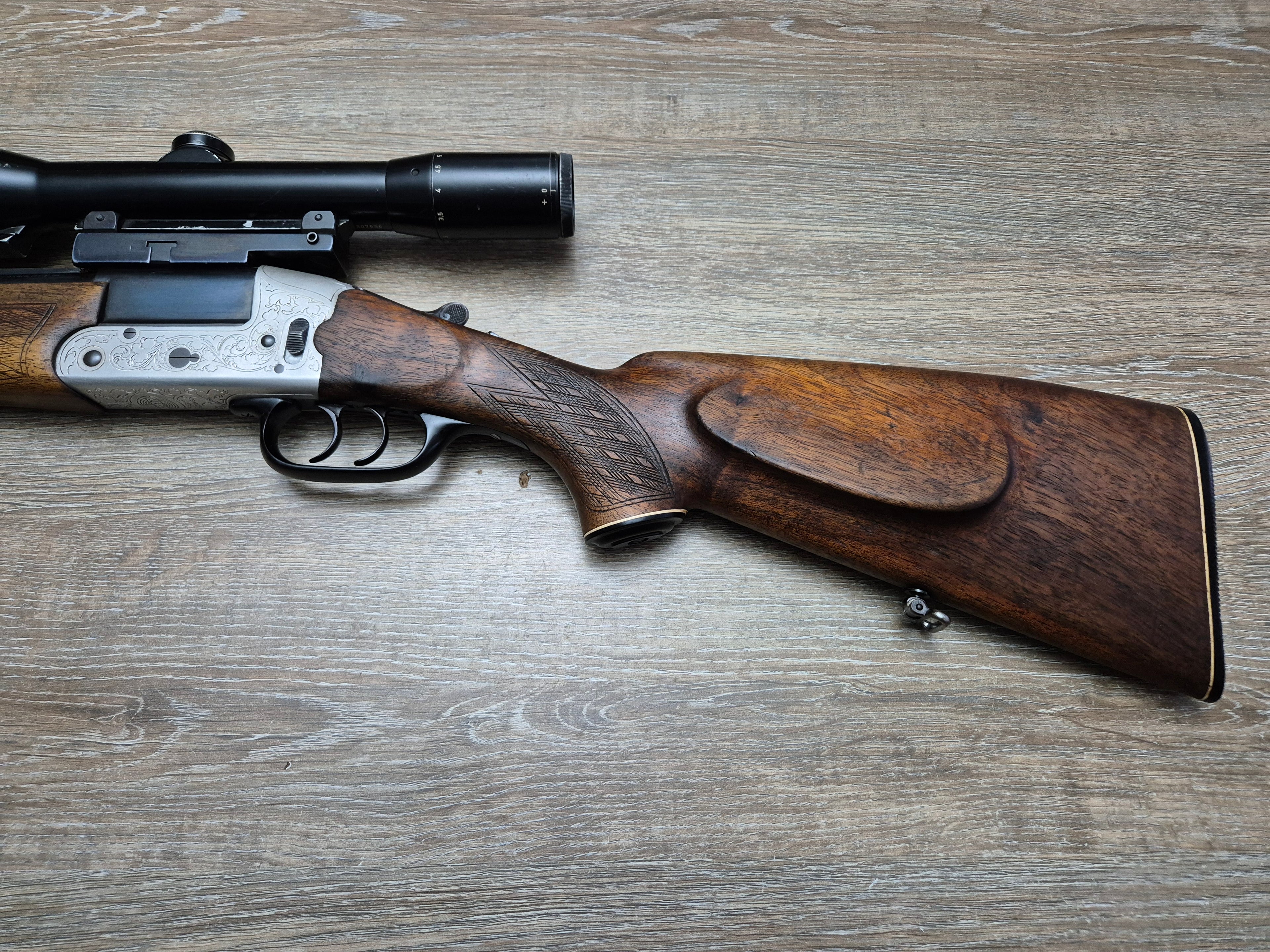 Mixta Heym, cal 222 Rem Mag/20, tevi 60cm, Zeiss Diavari