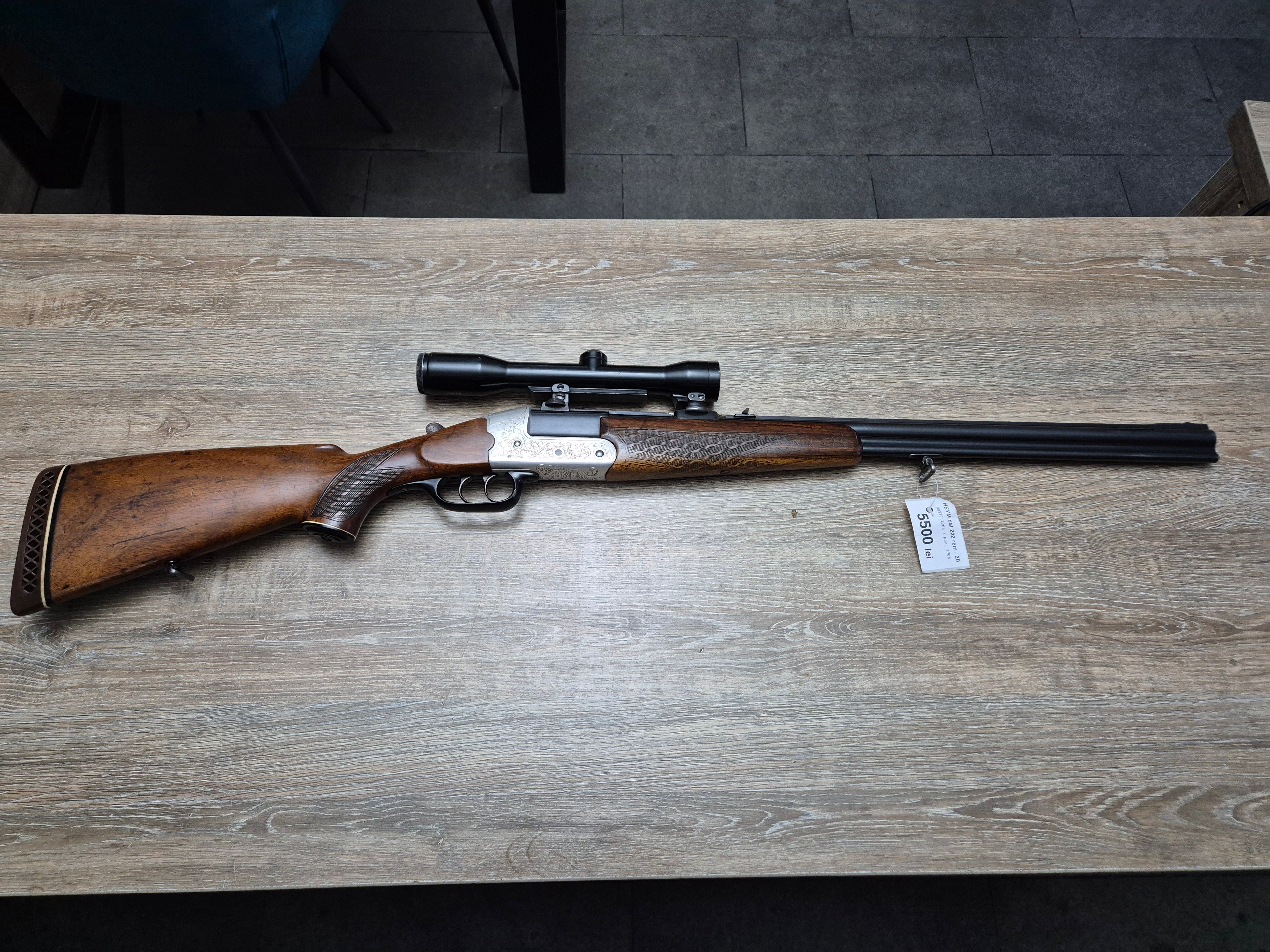 Mixta Heym, cal 222 Rem/20, tevi 60cm