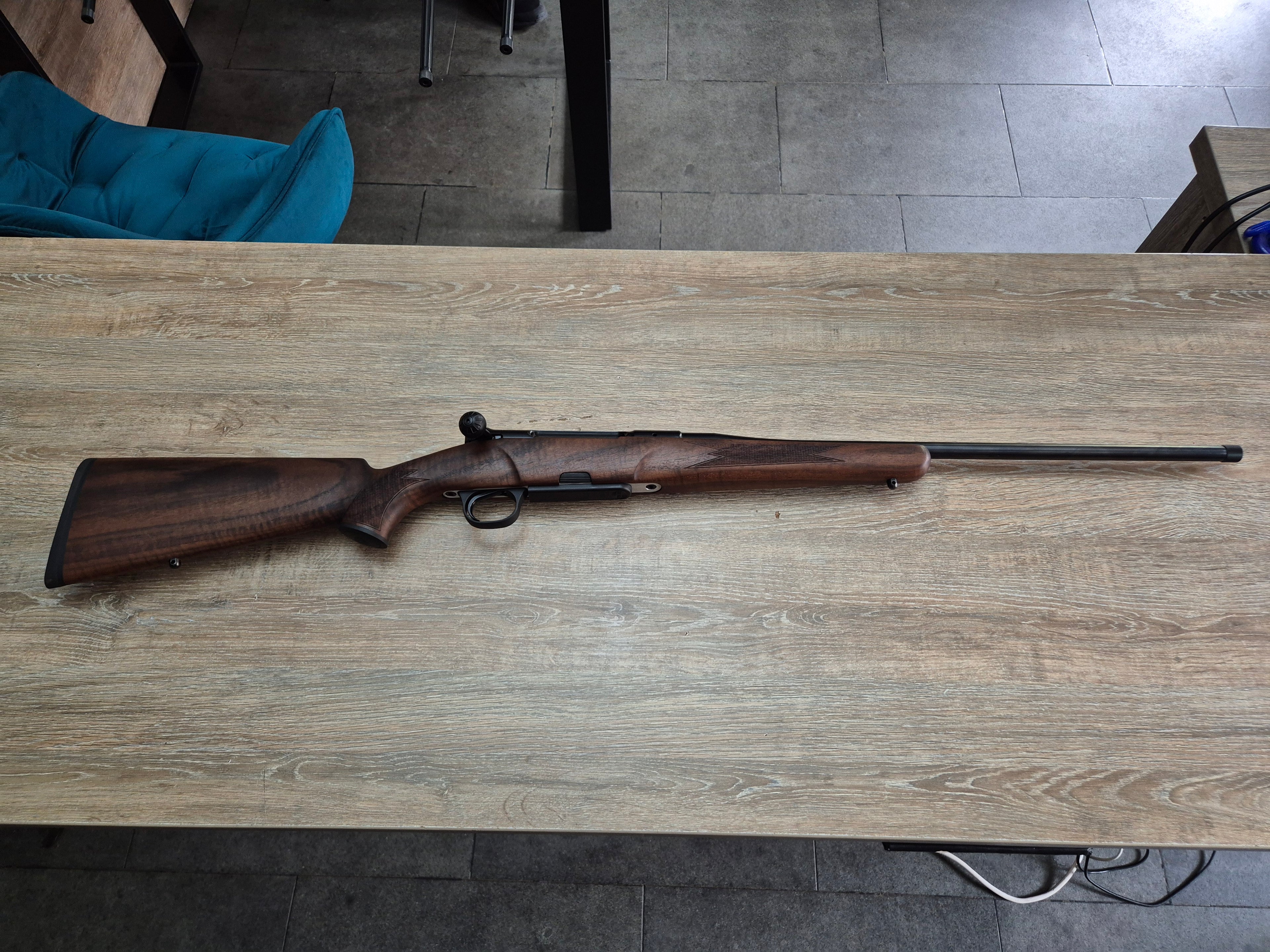 Carabina Heym SR30, cal 30-06, 55cm, pat lemn clasic