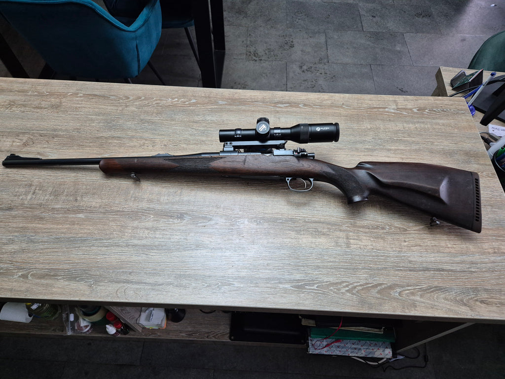 Carabina CZ, cal 9,3x62, 52cm, luneta Alpen 1-6x24